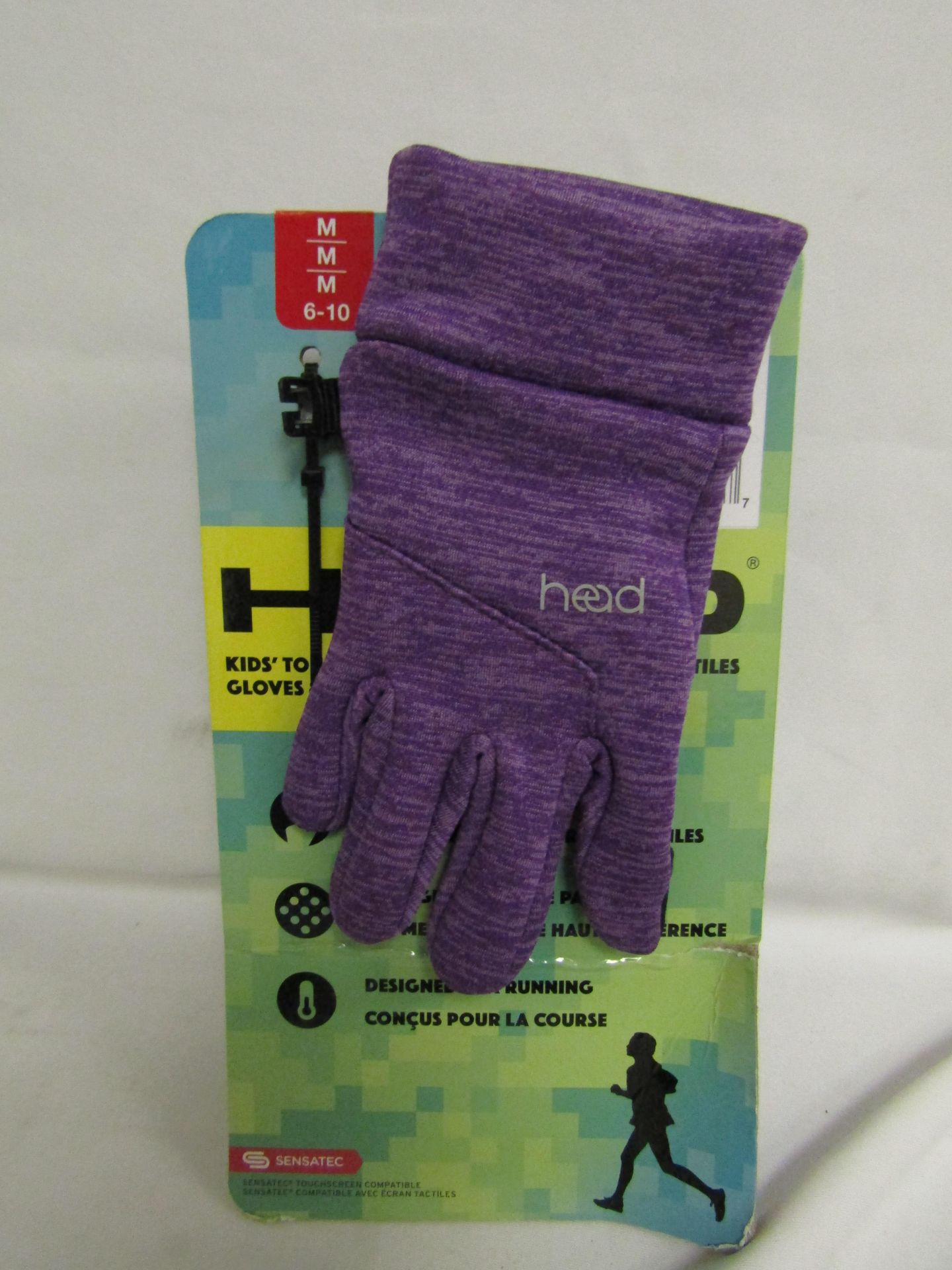 Head Childs Glove Purple Approx Age 4-6 yrs New & Packaged