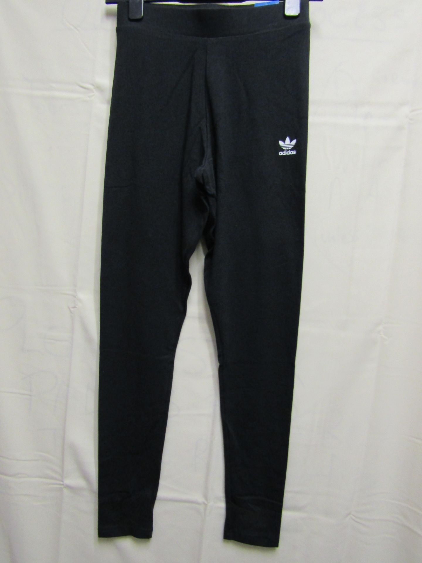 Adidas Running Pants Black Size 10 Mid Rise New With Tags