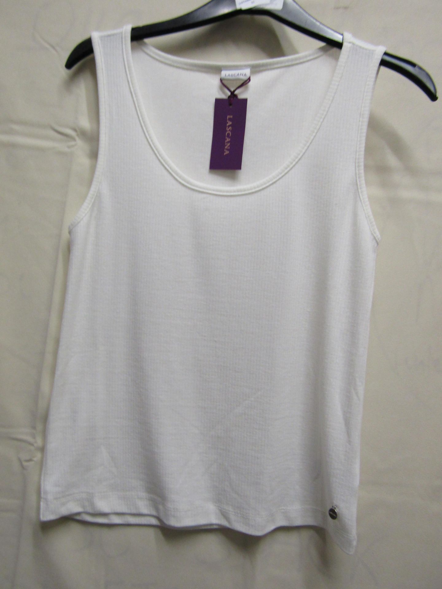 Lascana Vest Top Cream Size 6/8 New With Tags