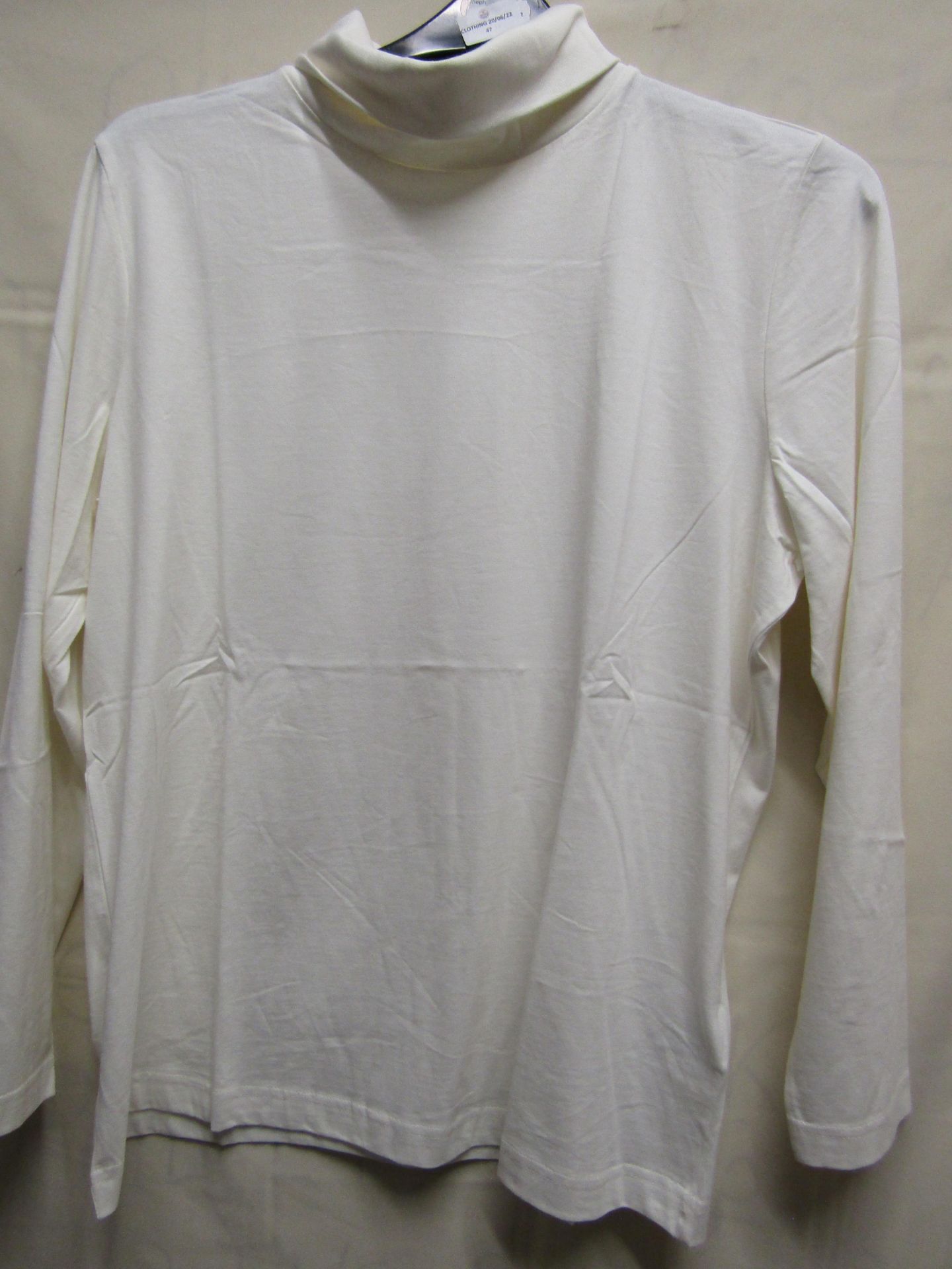 Unbranded Cream Polo Neck Jumper Size 18 New No Tags