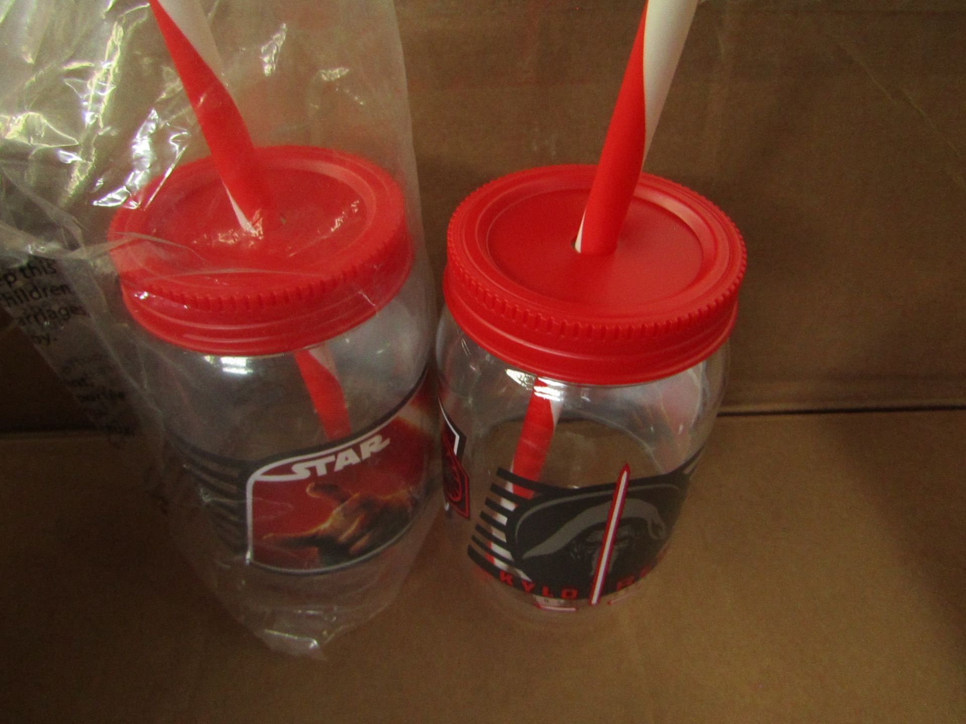 2x Starwars - Sippy Cups - Unused & Packaged.