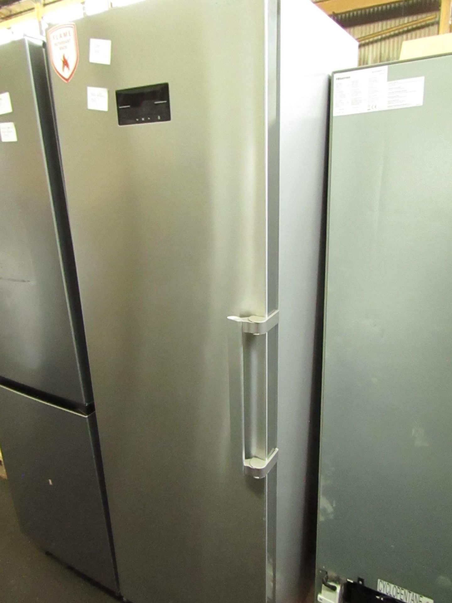 Sharp freestanding tall freezer, not getting cold