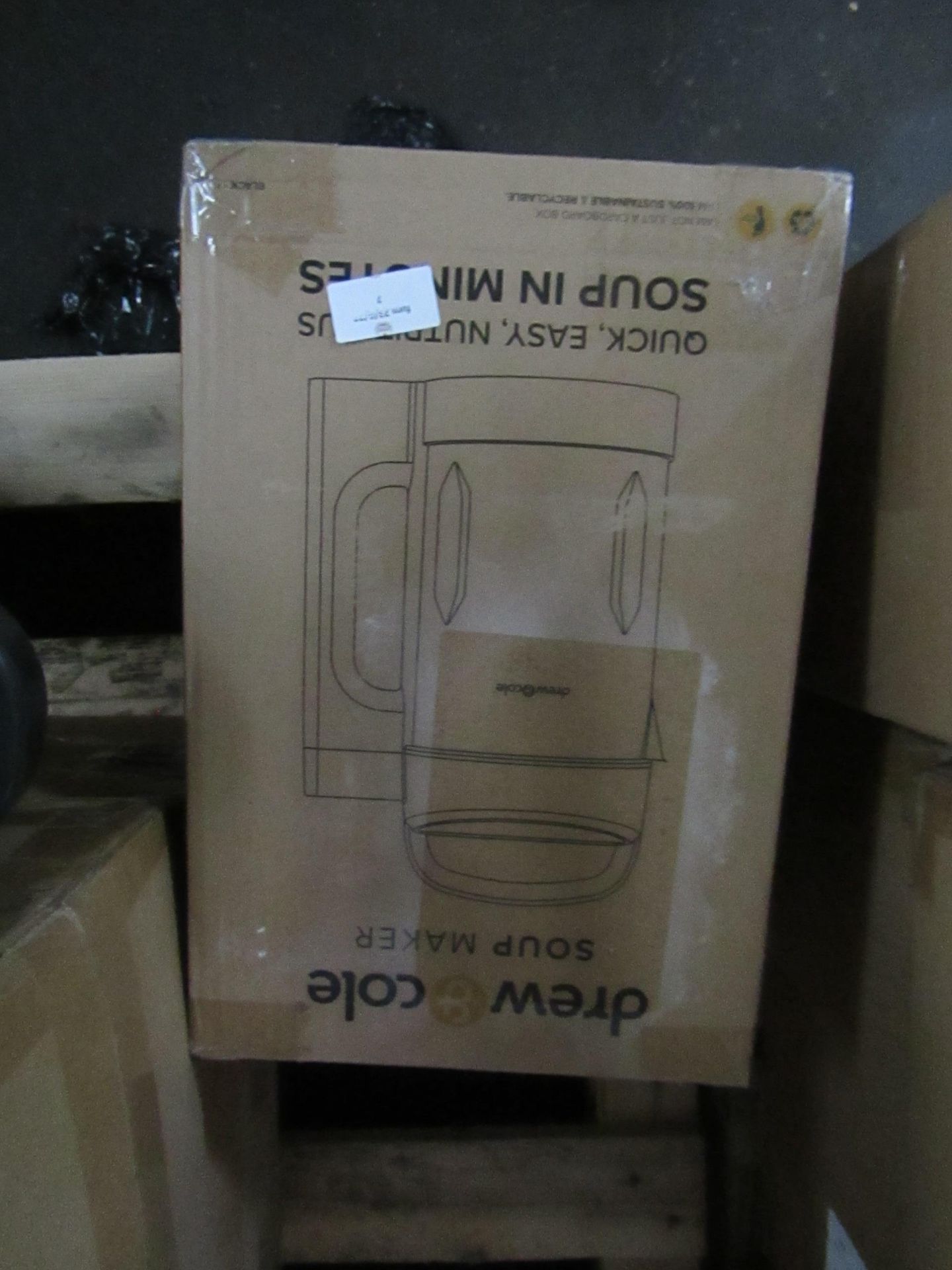 | 1X | DREW AND COLE SOUP MAKER | ITEM HAS BEEN PROFESSIONALLY REFURBISHED AND BOXED | NO ONLINE