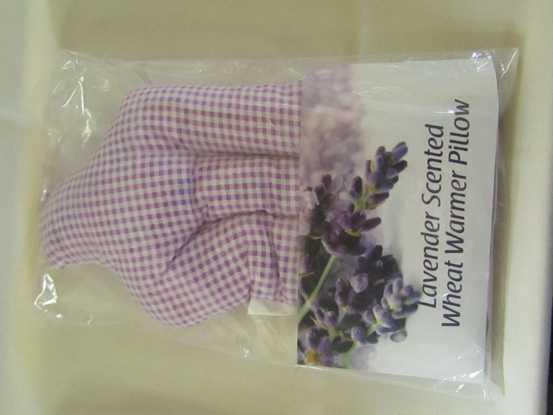 3x Lavendar Scented Wheat Pillow Warmer - Unused & Packaged.