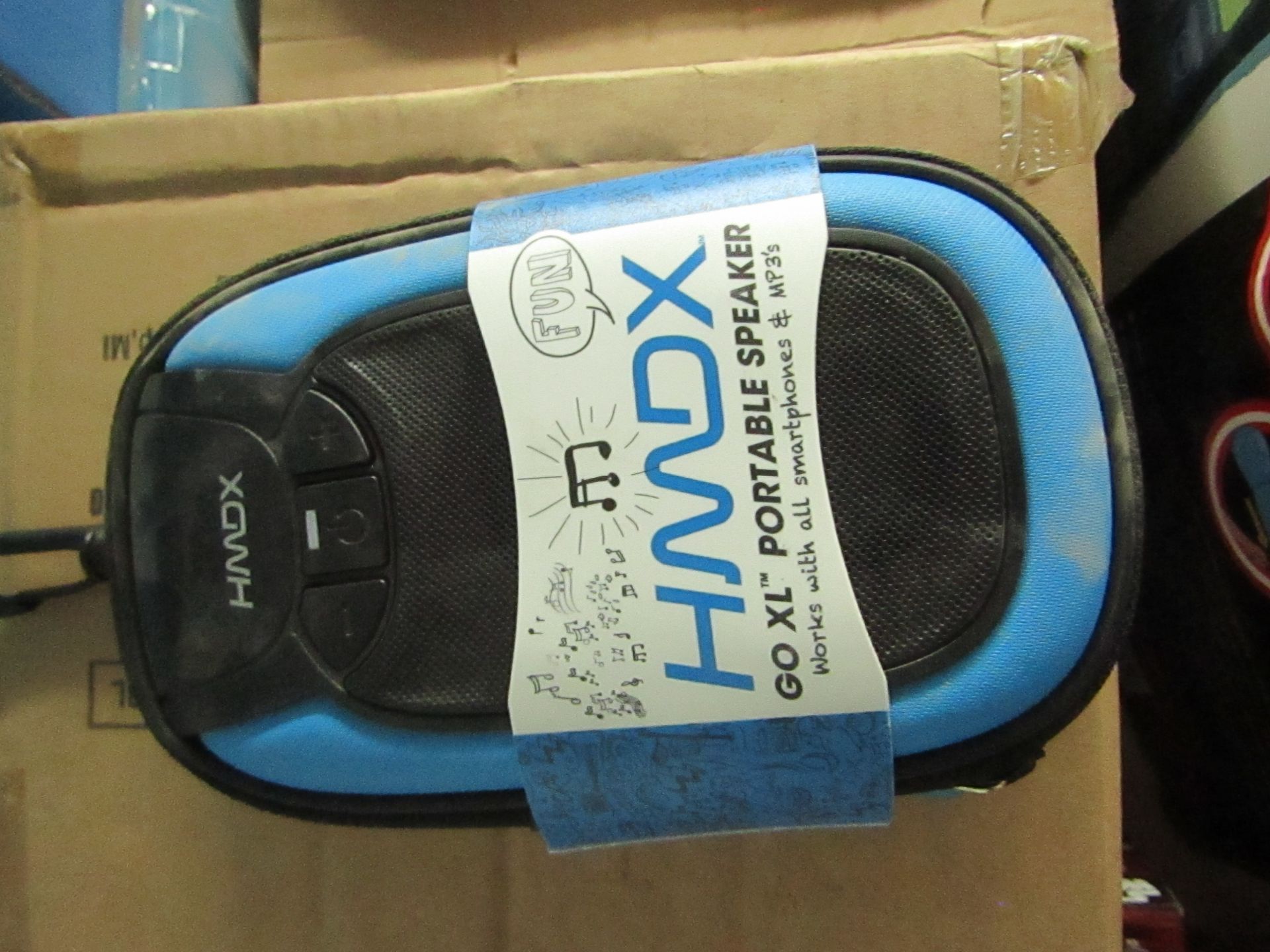 4x HMDX - GO XL Portable Speaker & Phone Cases - Unused & Boxed.