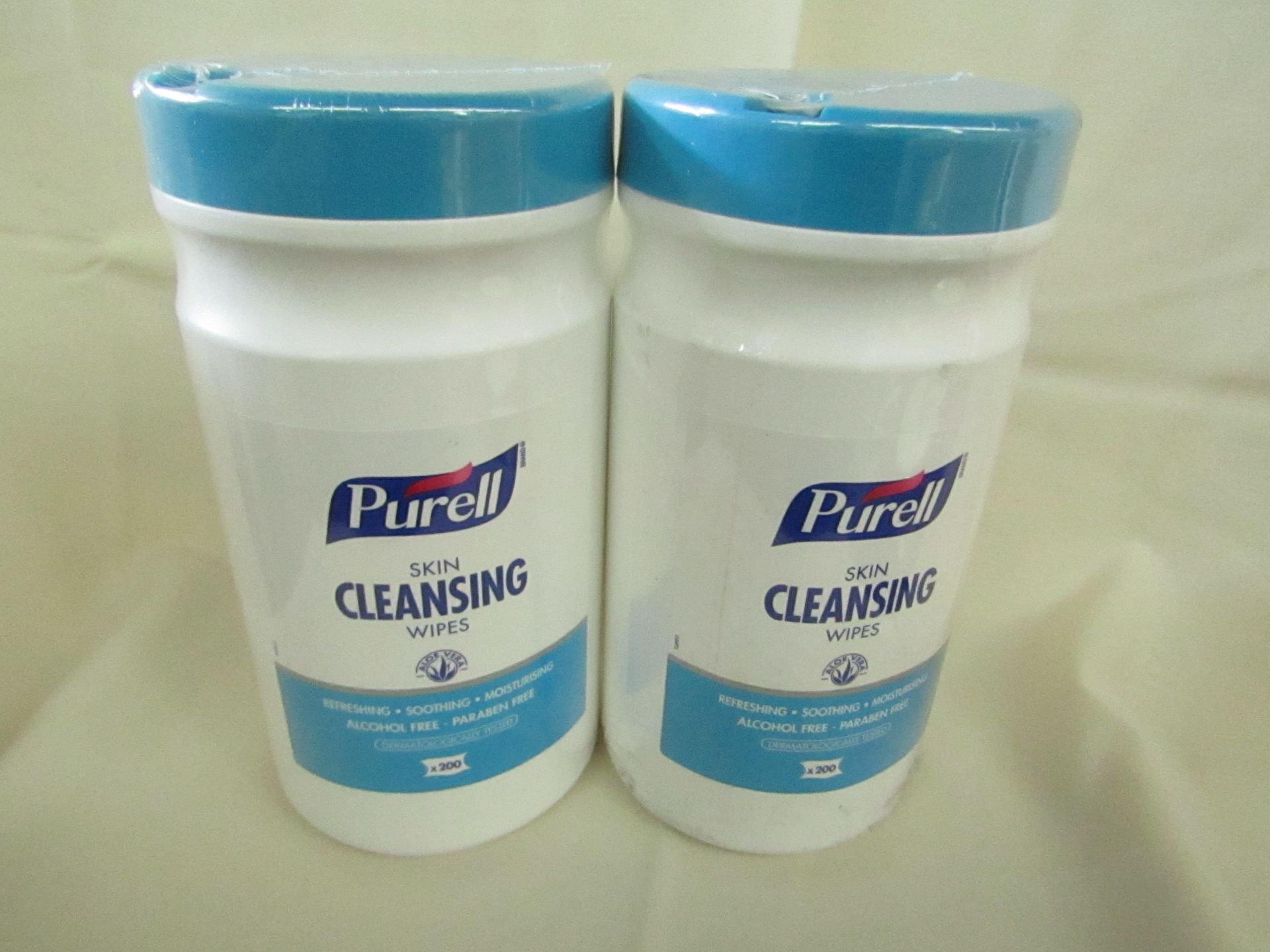 2x Purell - Skin Cleansing Wipes ( 200 Wipes ) - New & Packaged.