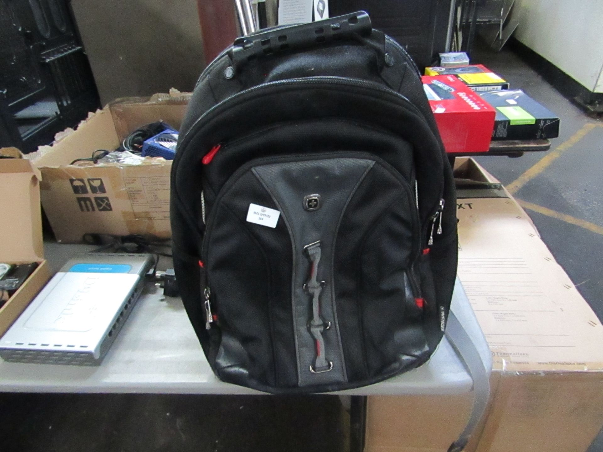Wenger Swiss Militery Lap top back pack, used but still has life left In it