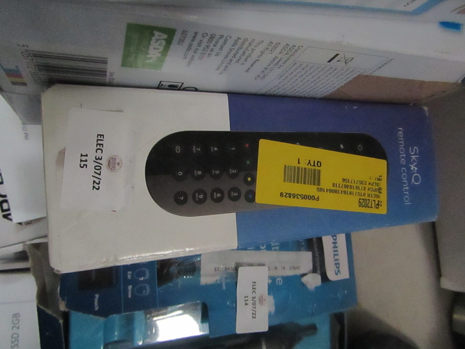 | 3X |SKY Q REPLACEMENT REMOTE CONTROLS BOXED AND UNCHECKED RETURN | LOAD REF ASF-DIR-029 |