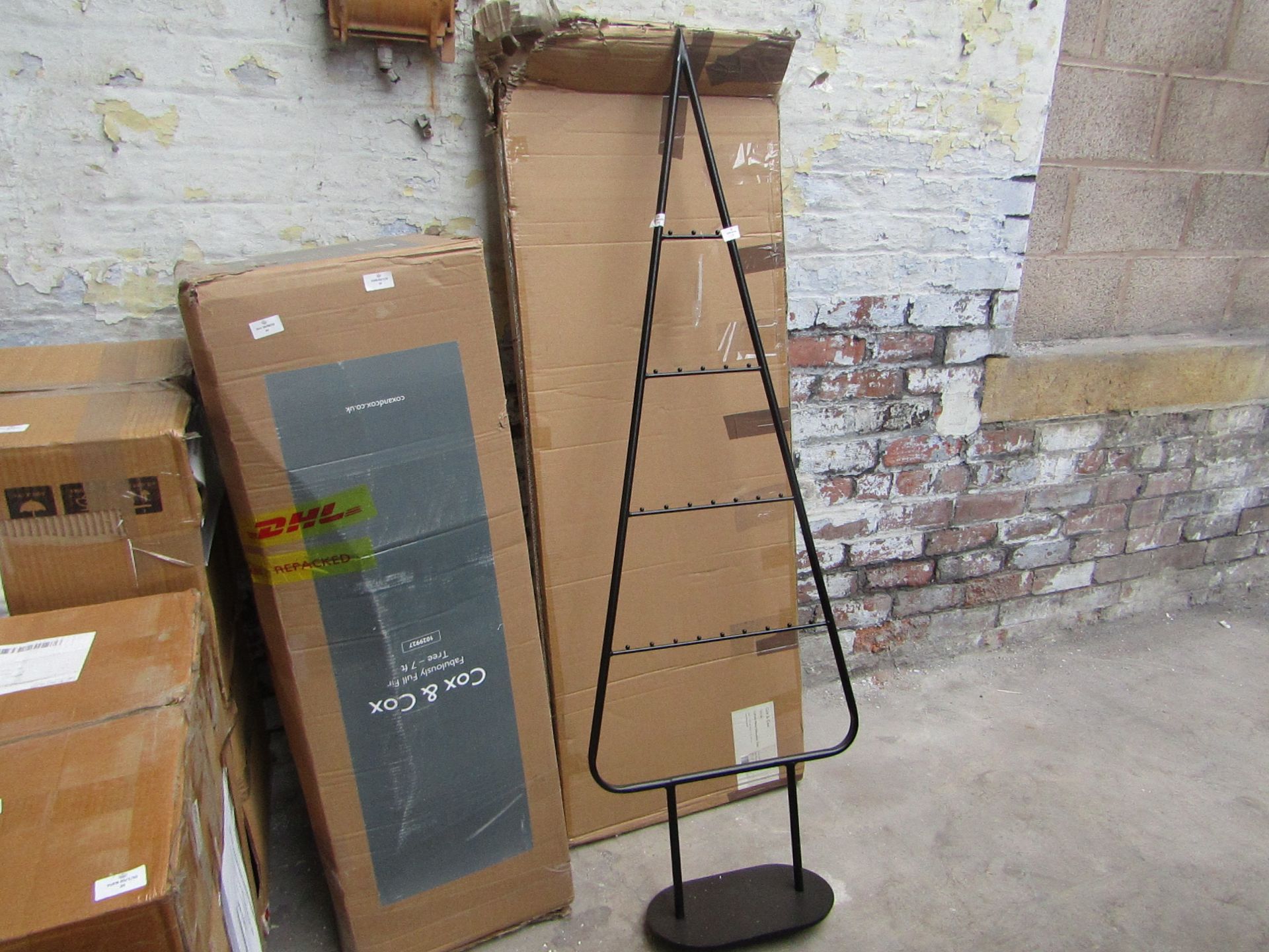 1x Cox & Cox Curved Metal Sillhouette Tree - Good Condition & Boxed - RRP £85