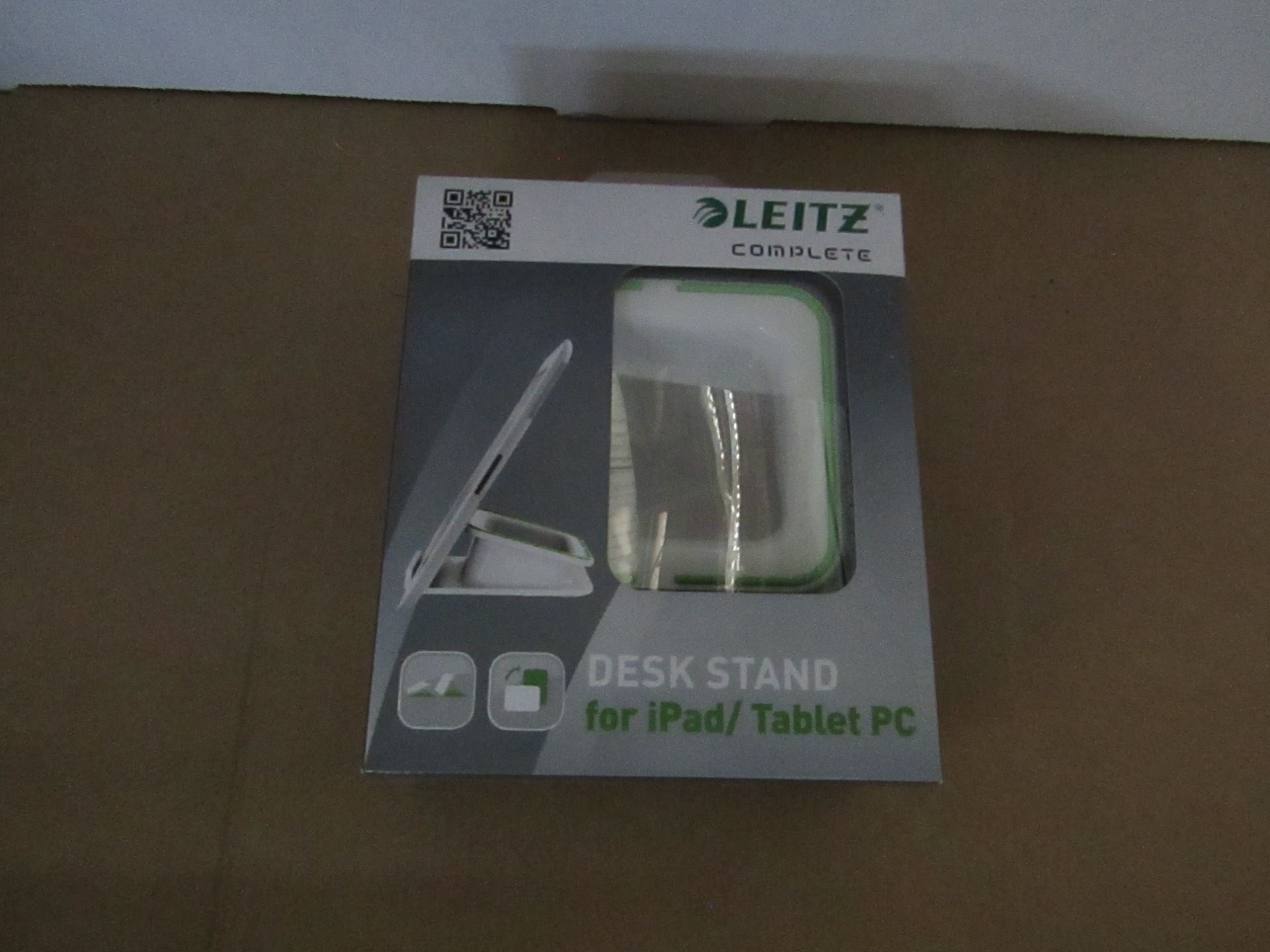 Leitz - Desk Stand ( Green & White ) Suitable For Ipad & Tablet - New & Boxed.