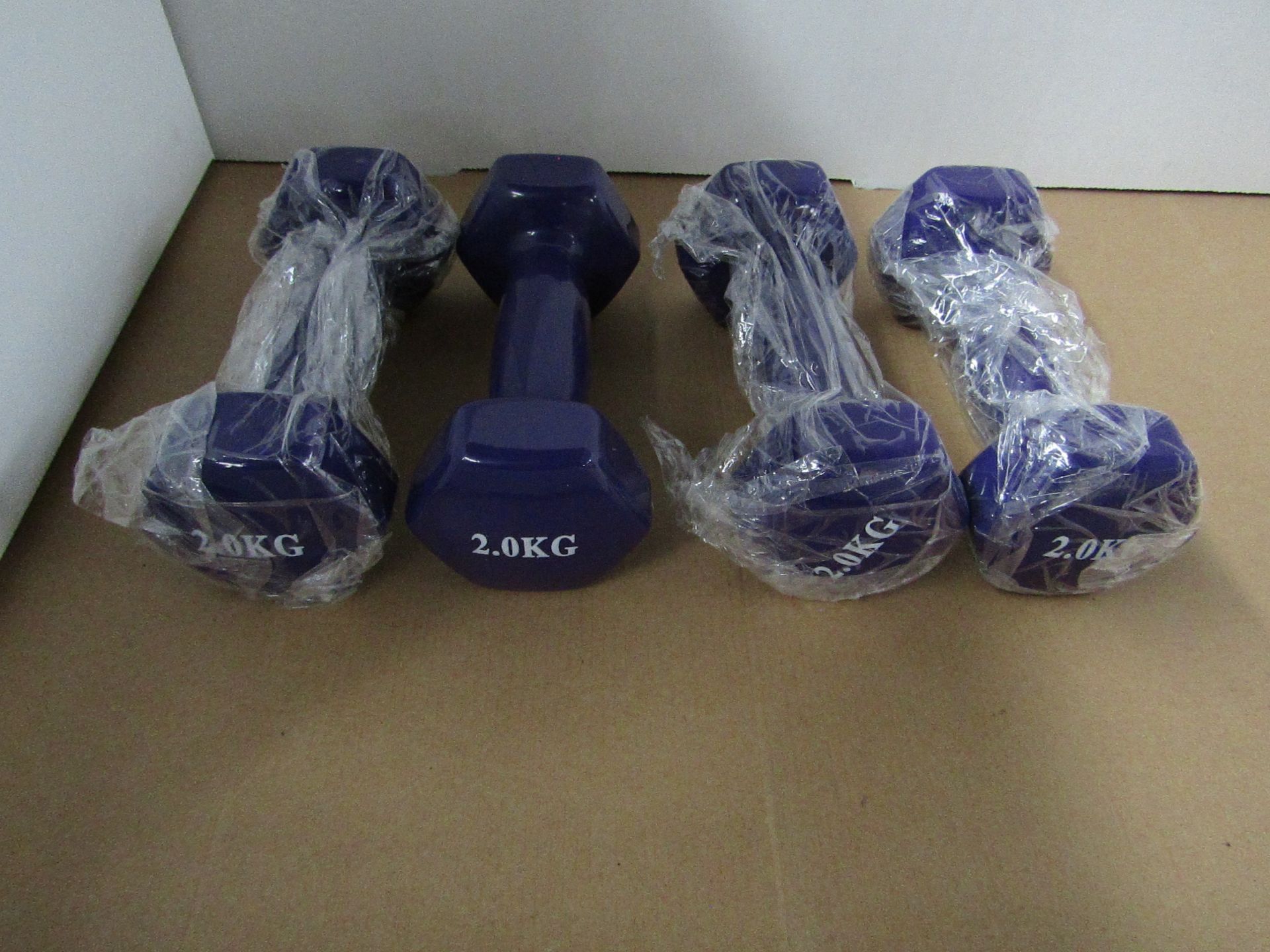 2PCS Plastic Dipping Cast Iron Dumbbells Non-Slip Fitness Dumbbells Hand Weights Fitness Equipment