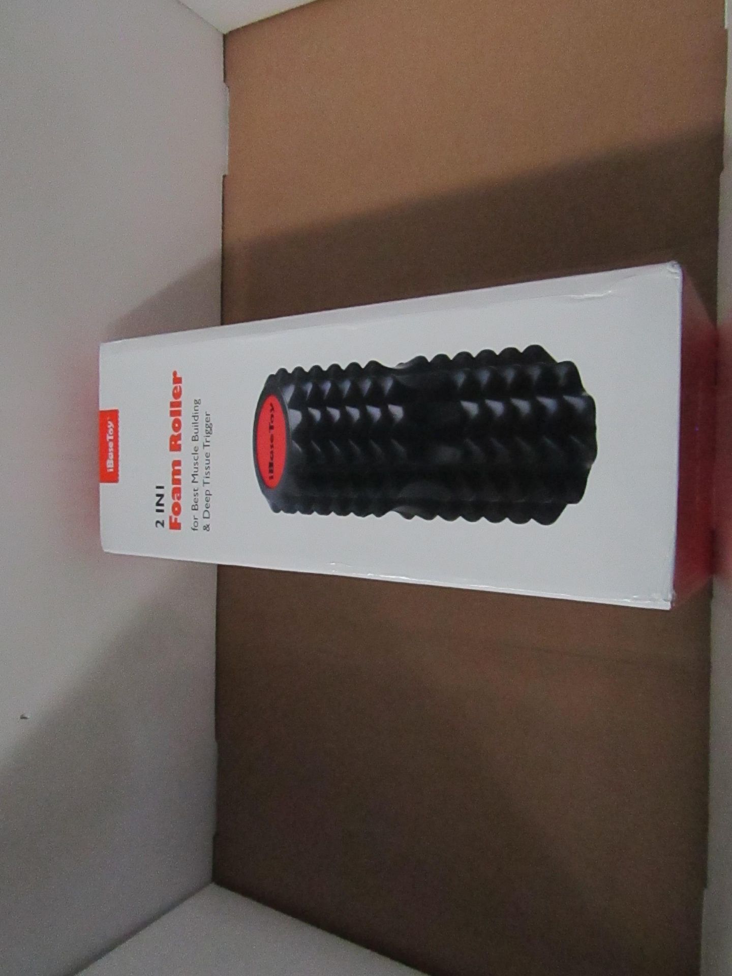 IBASETOY 2 IN 1 Roller for Best Muscle Massage and Deep Tissue Trigger - New & Boxed.