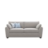1x Cavendish Upholstery Idaho 3 Seater Sofa, Handmade in the UK - Keeper Silver - RRP £1750 - New,
