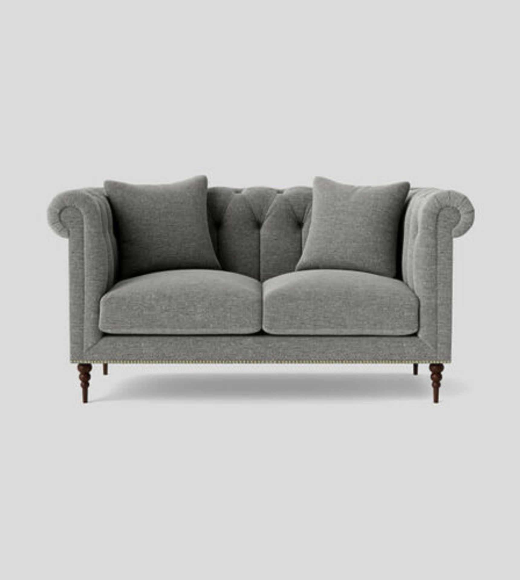 Swoon Milward House Weave Two-seater Sofa in Thunder Dark - RRP ¶œ1499 - This product has been