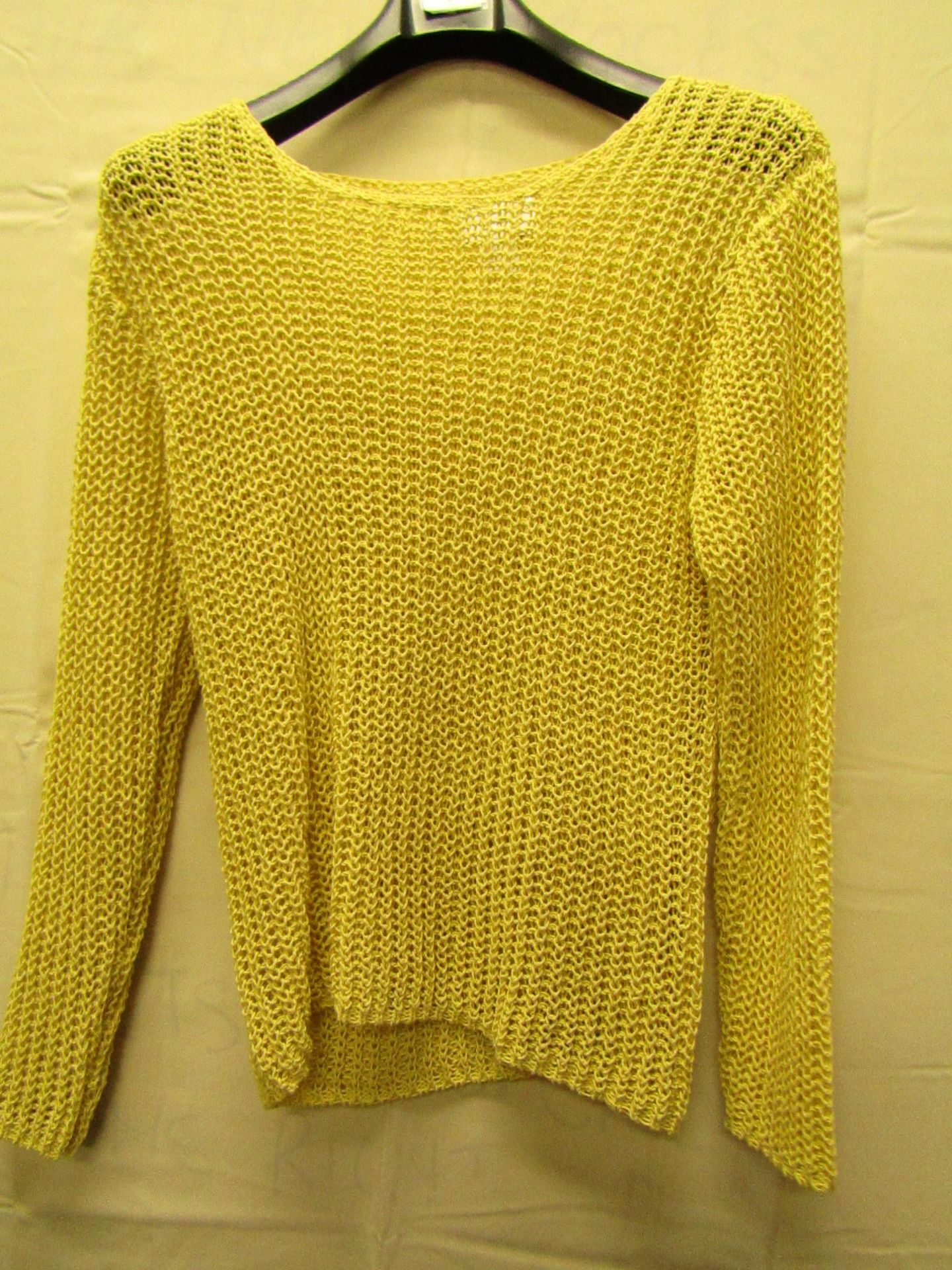 Rick Cardona Jumper Mustard Colour Size 14/16 May Have Been Worn Good Condition