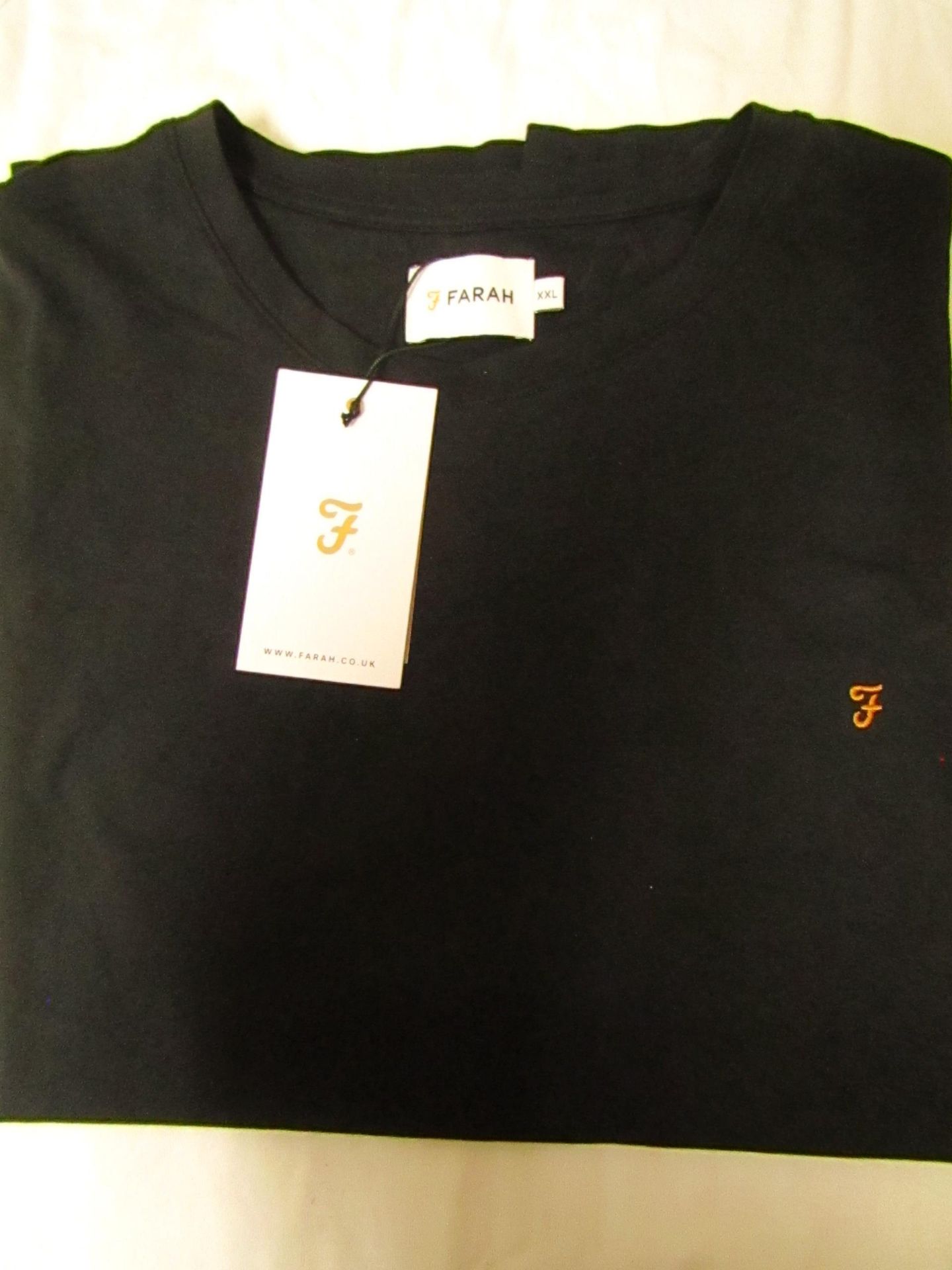 Farah T/Shirt Black Size XX/L New With Tags