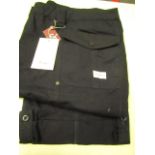 1 X Pair of Sheego Shorts Navy Ladies Size 26 New With Tags