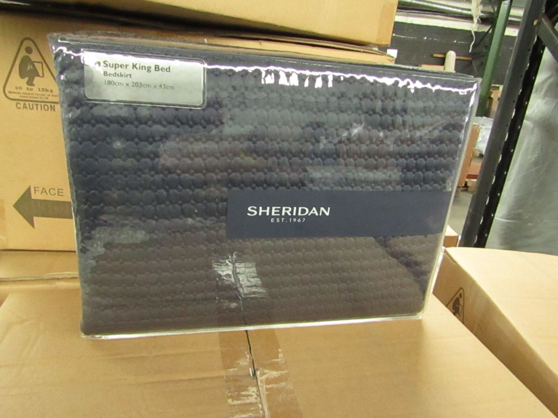 Sheridan - Midnight Bed Skirt - New & Packaged. RRP £75 Each. - Image 2 of 2