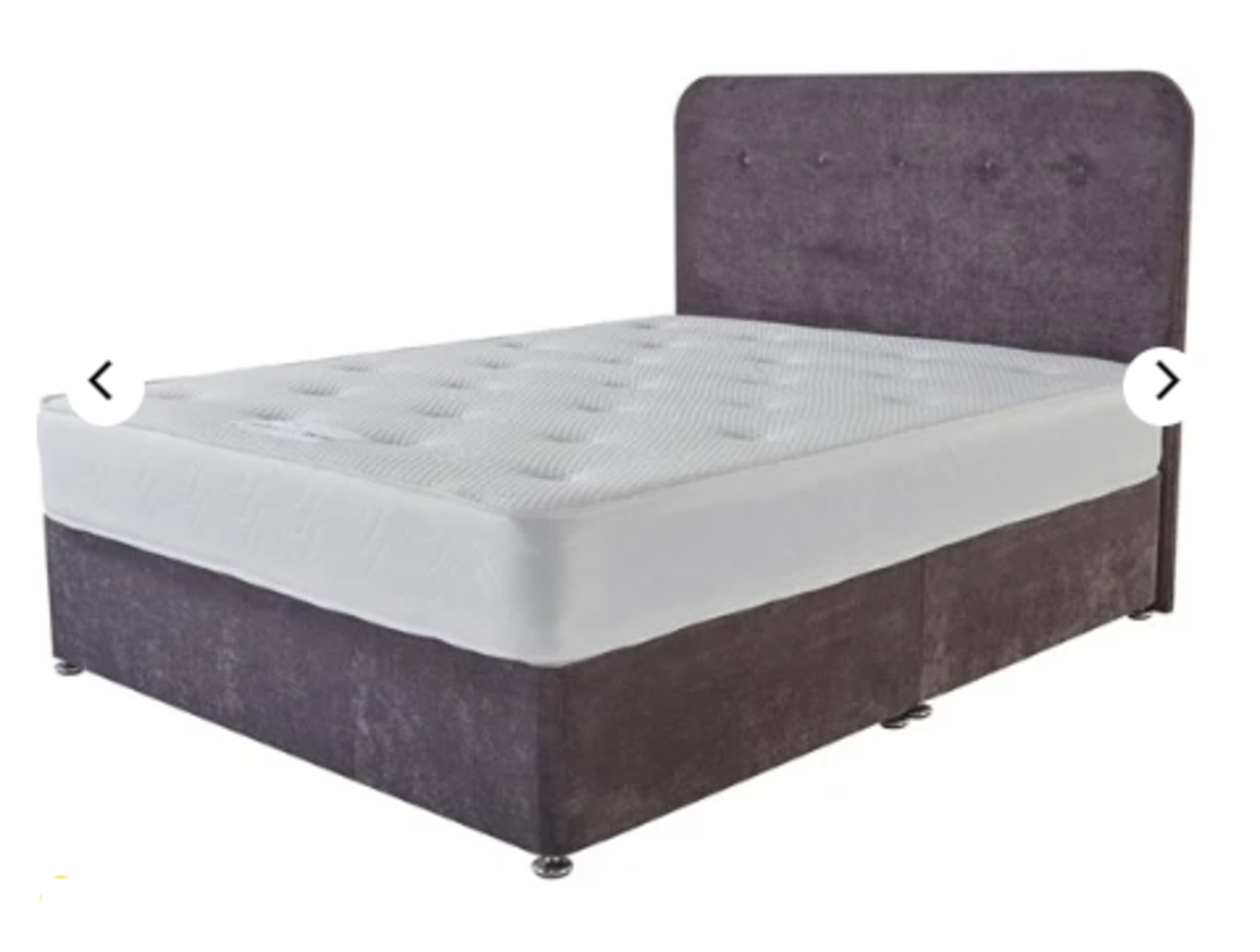 | 1X | SLEEPRIGHT GENOA 4FT6 DOUBLE 4-DRAWER BED BASE AUBERGINE | LOOKS TO BE IN GOOD CONDITION WITH