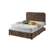 | 1X | SLEEPRIGHT GENOA DOUBLE 4FT6 135CM TAUPE 2-DRAWER BED BASE | ONE HALF NEEDS ATTENTION DUE