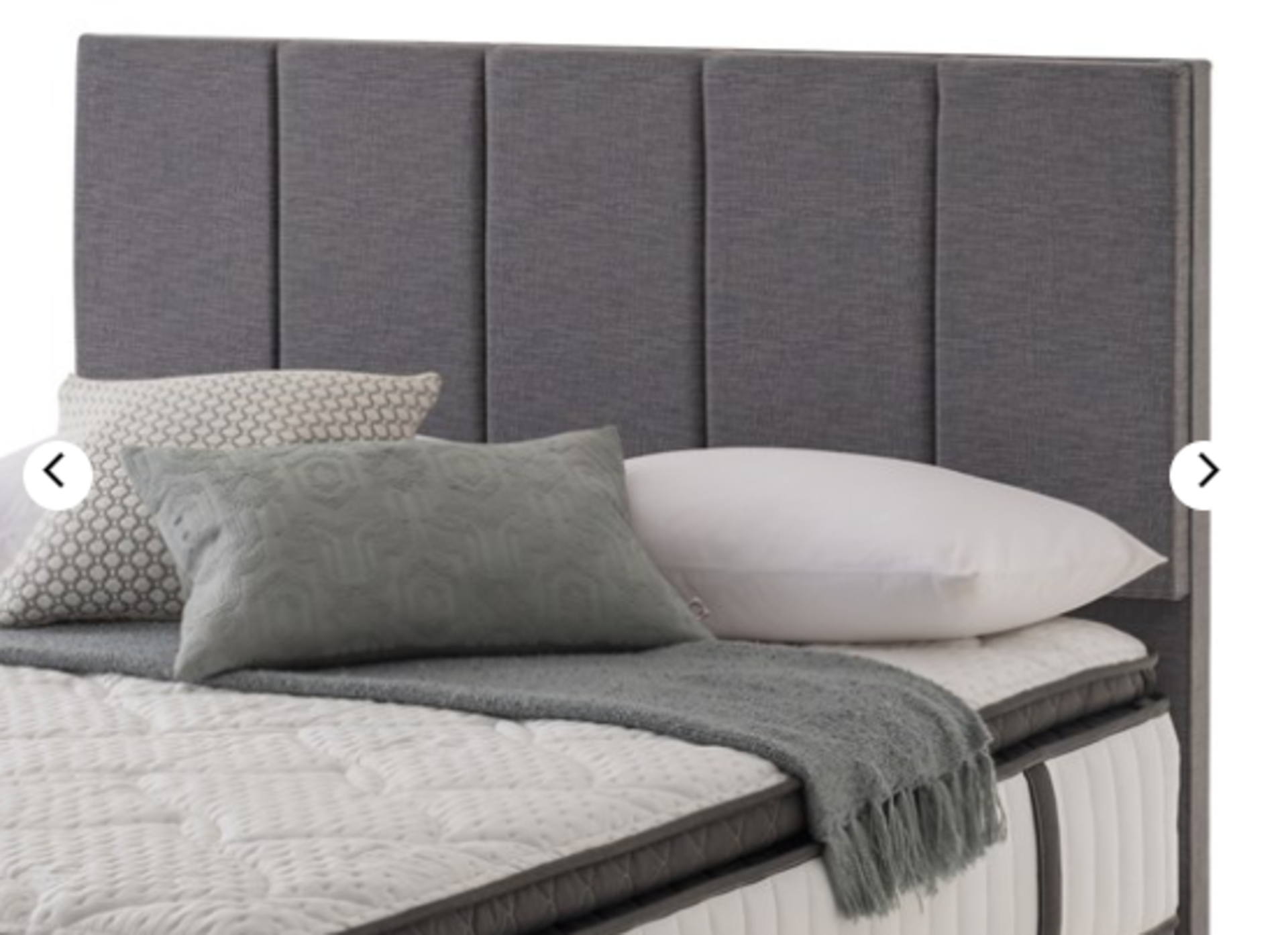 | 1X | SEALY ELAN HEADBOARD 5FT STERLING | DIRTY MARKS PRESENT DUE TO NO PACKAGING | RRP £369 |