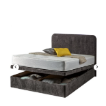 | 1X |SLEEPRIGHT GENOA 5FT DIVAN BED BASE 2-DRAWER KING SIZE SLATE | 2 PARTS | LOOKS TO BE IN GOOD
