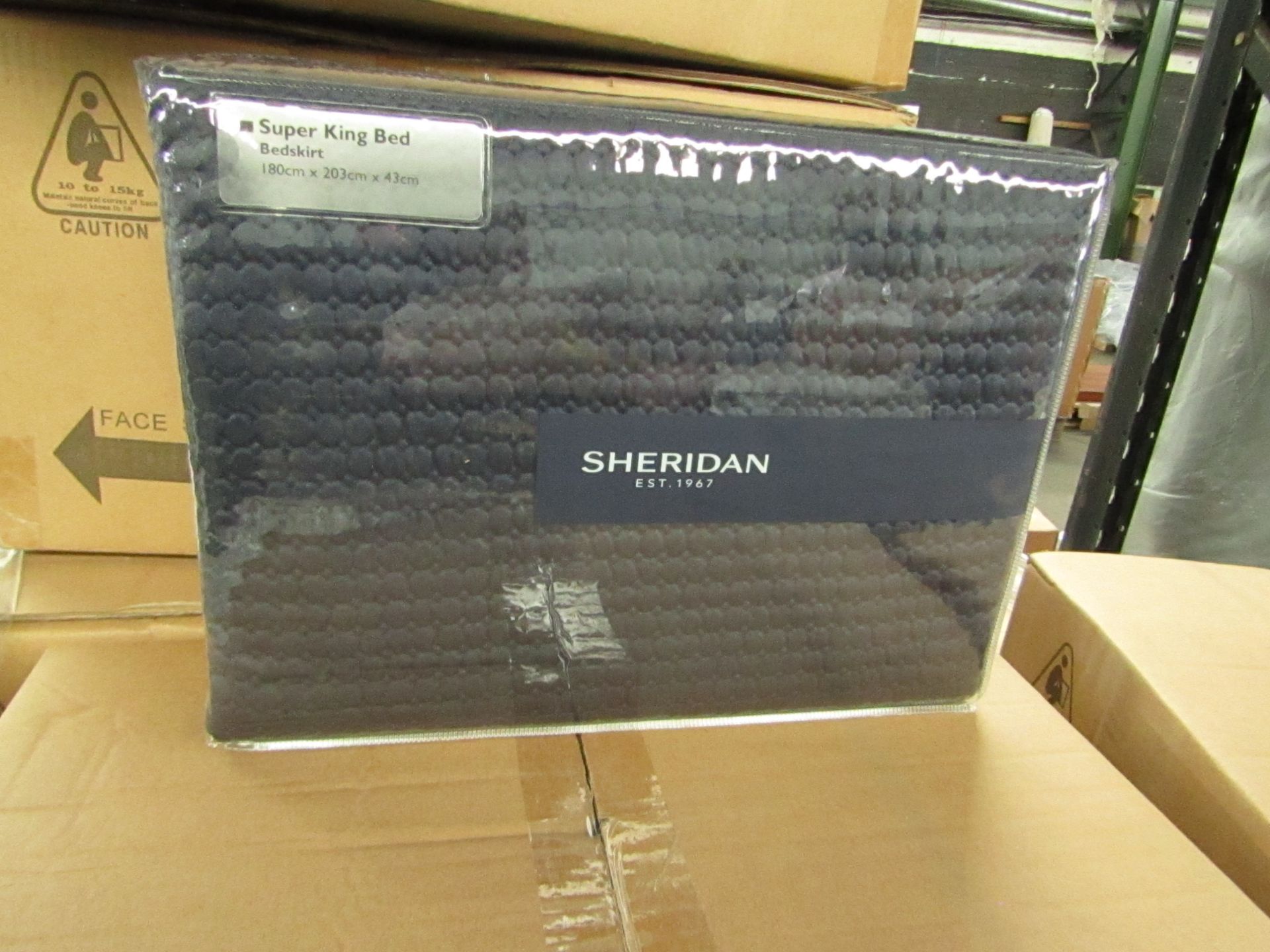 Sheridan - Midnight Bed Skirt - New & Packaged. RRP £75 Each. - Image 2 of 2