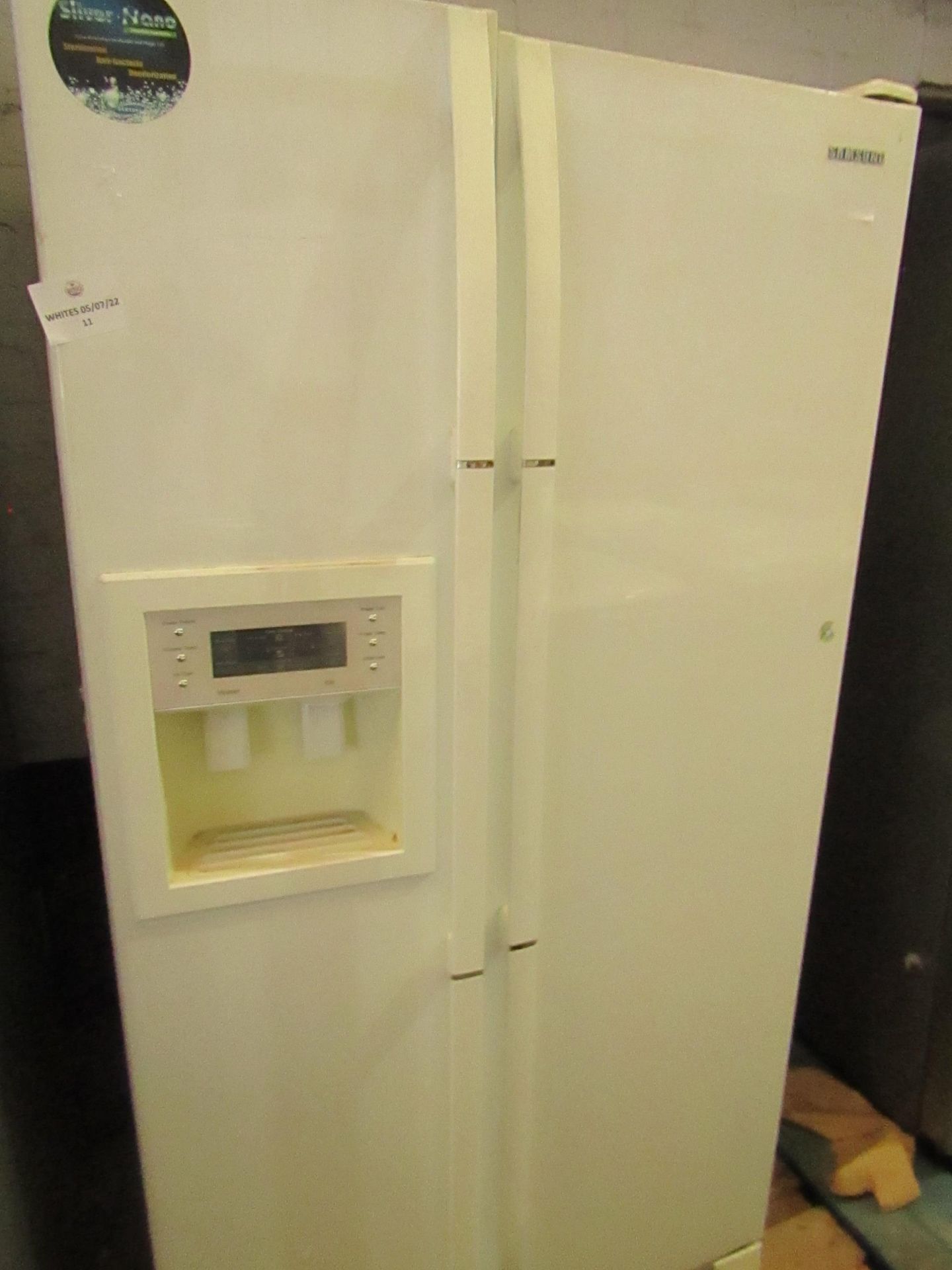 Samsung - American Fridge Freezer - Item Heavily Used Condition & The Plug Has Been Removed, Due