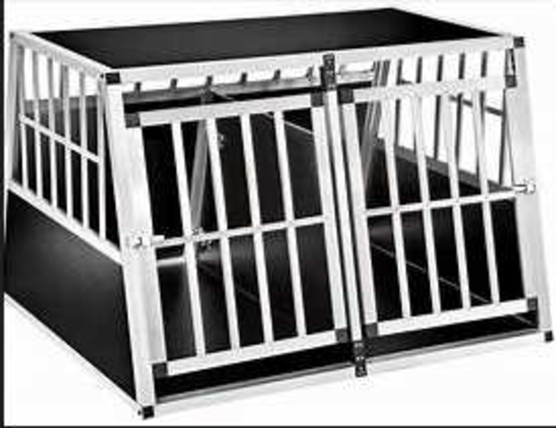 VAT Tectake - Double Dog Crate Bobby - Unchecked & Boxed. RRP œ179.00