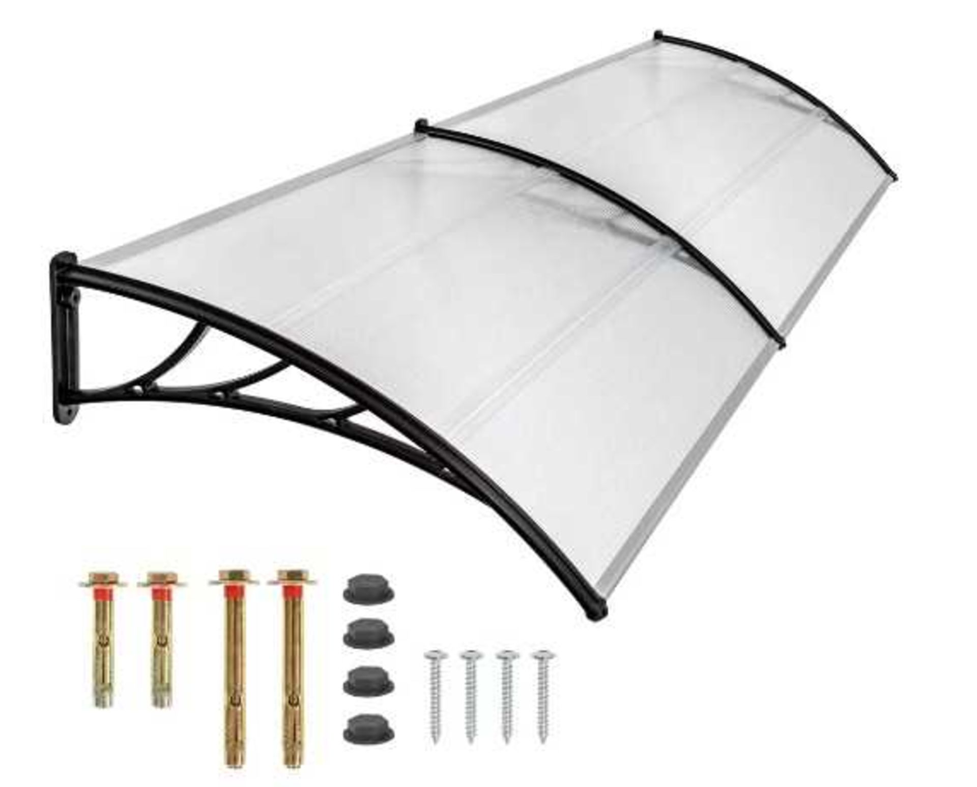 VAT Tectake - Canopy Transparent 200cm - Unchecked & Boxed. RRP œ84.99