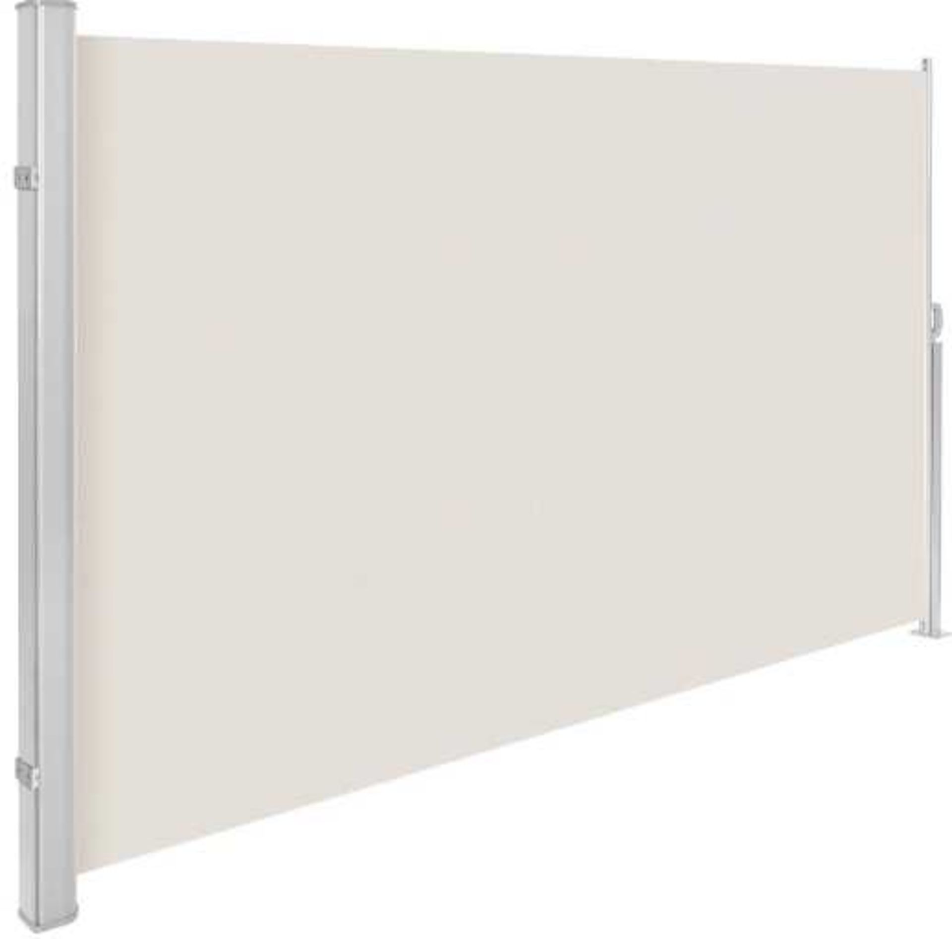 VAT Tectake - Aluminium Side Awning Beige 180 x 300 cm - Unchecked & Boxed. RRP œ89.99