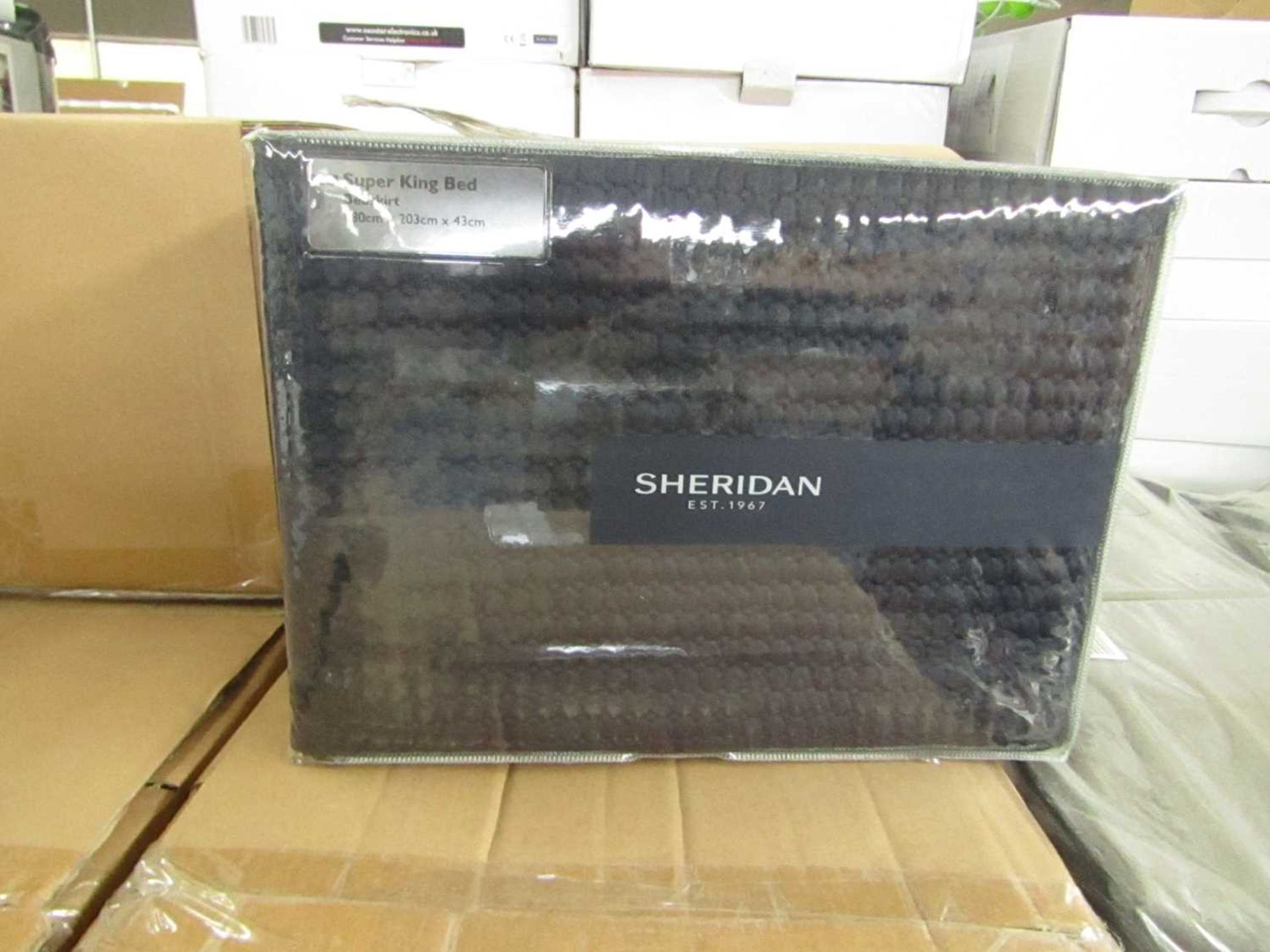 3x Sheridan - Midnight Super King Sized Bed Skirt - New & Packaged. RRP œ75.