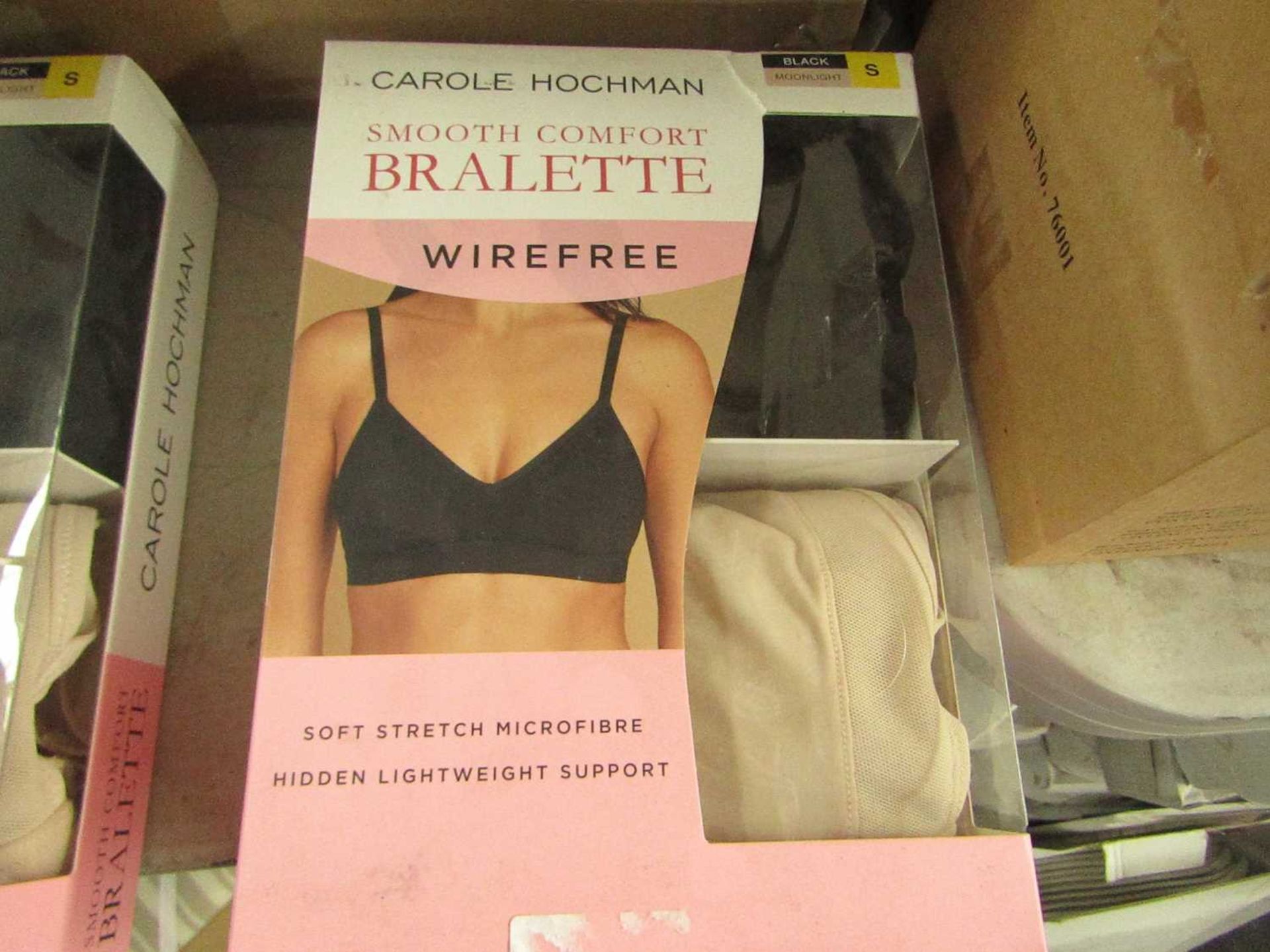 VAT Carole Hockman - Wirefree Smooth Comfort Bralette ( 2 Pack ) - Size Small - Unused & Packaged.