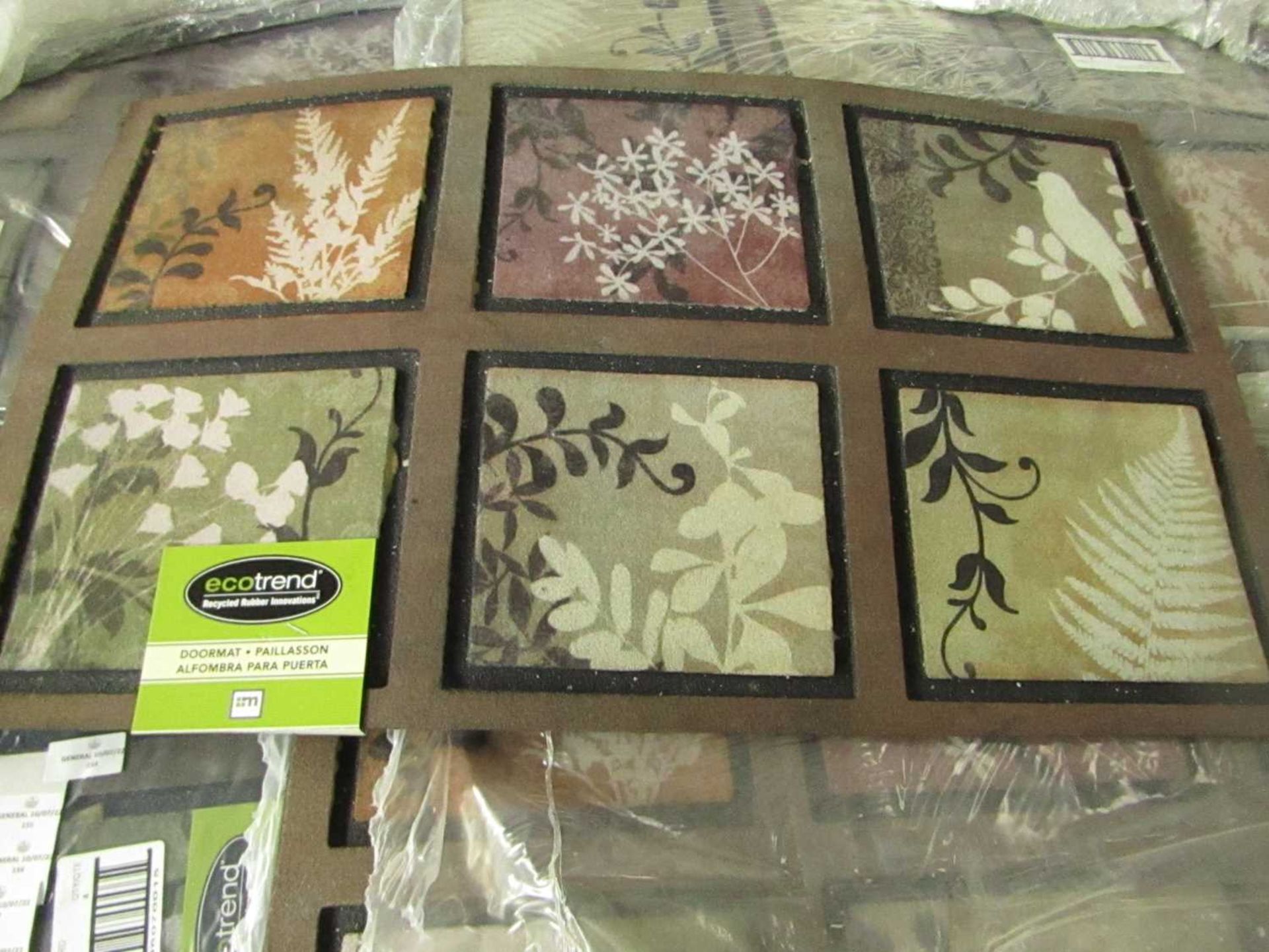 VAT EcoTrend - Floral Fall Door Mat ( 75x45cm ) - Unused, No Packaging.