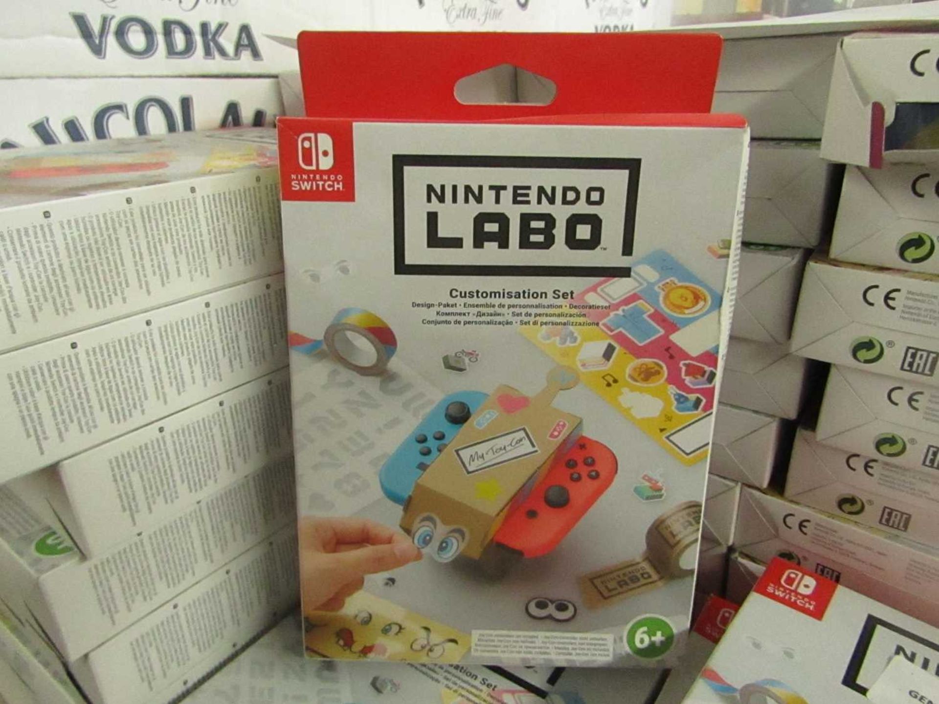 VAT 5x Nintendo Switch - LABO Customisation Set - Unused & Boxed.