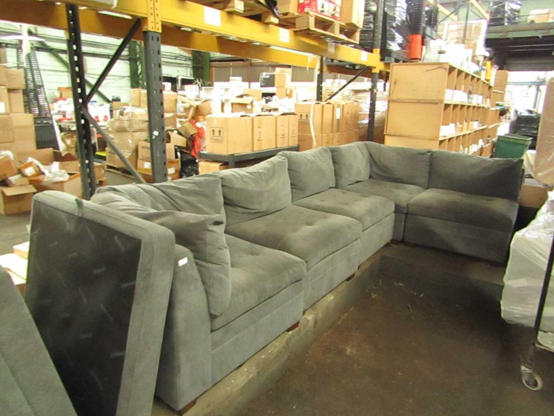 VAT M-Star 6 piece sectonal sofa, in good condition but could do wiuth a clean and there are a few - Image 2 of 2