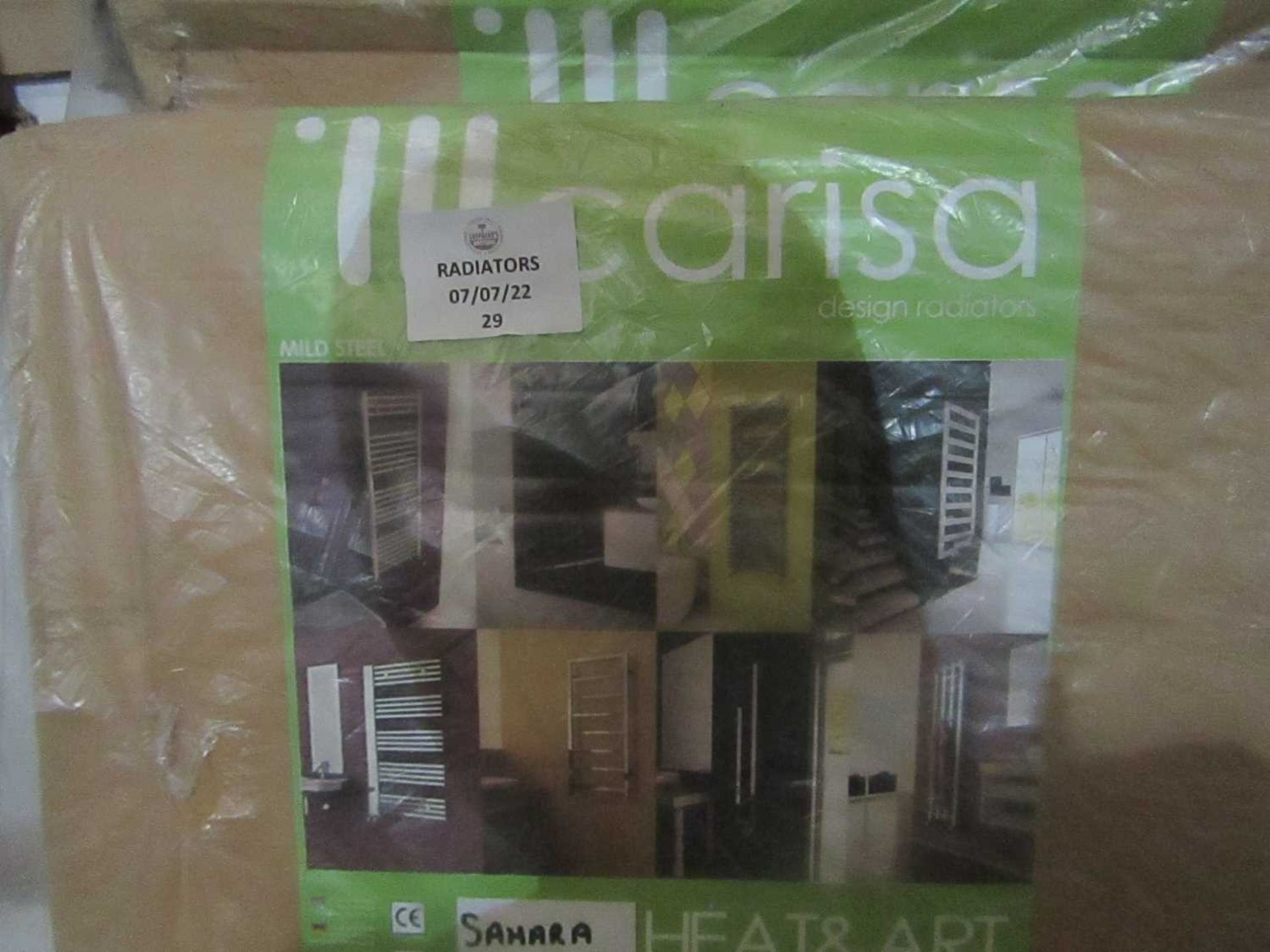 Carisa - Sahara Towel Radiator - 500x1170mm - Unchecked & Boxed.