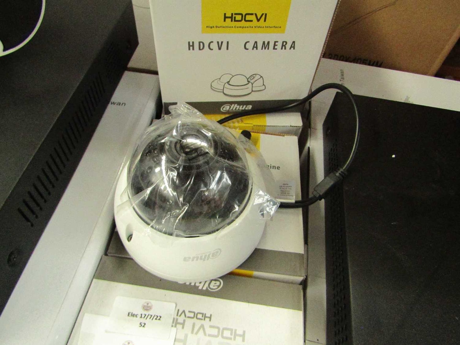 VAT Dahua OEM HAC-HDBW2220E HD-CVI Dome Camera - 3.6mm Lens, Smart IR, Up to 30fps @ 1080p HD,