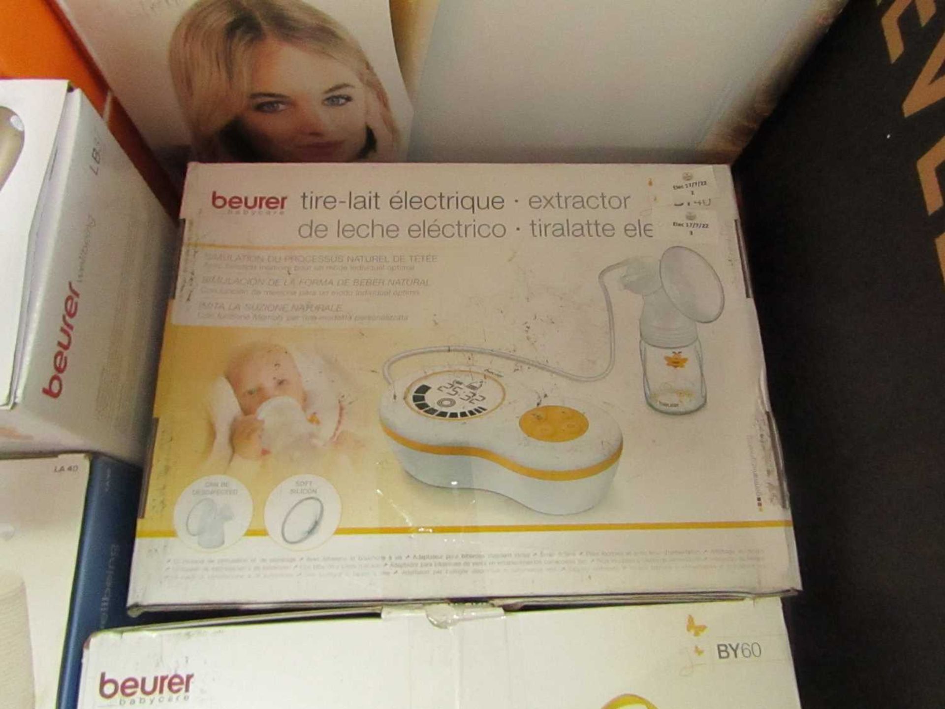 1x Beurer Electric Breast Pump BY40 - This item is graded B - RRP £78