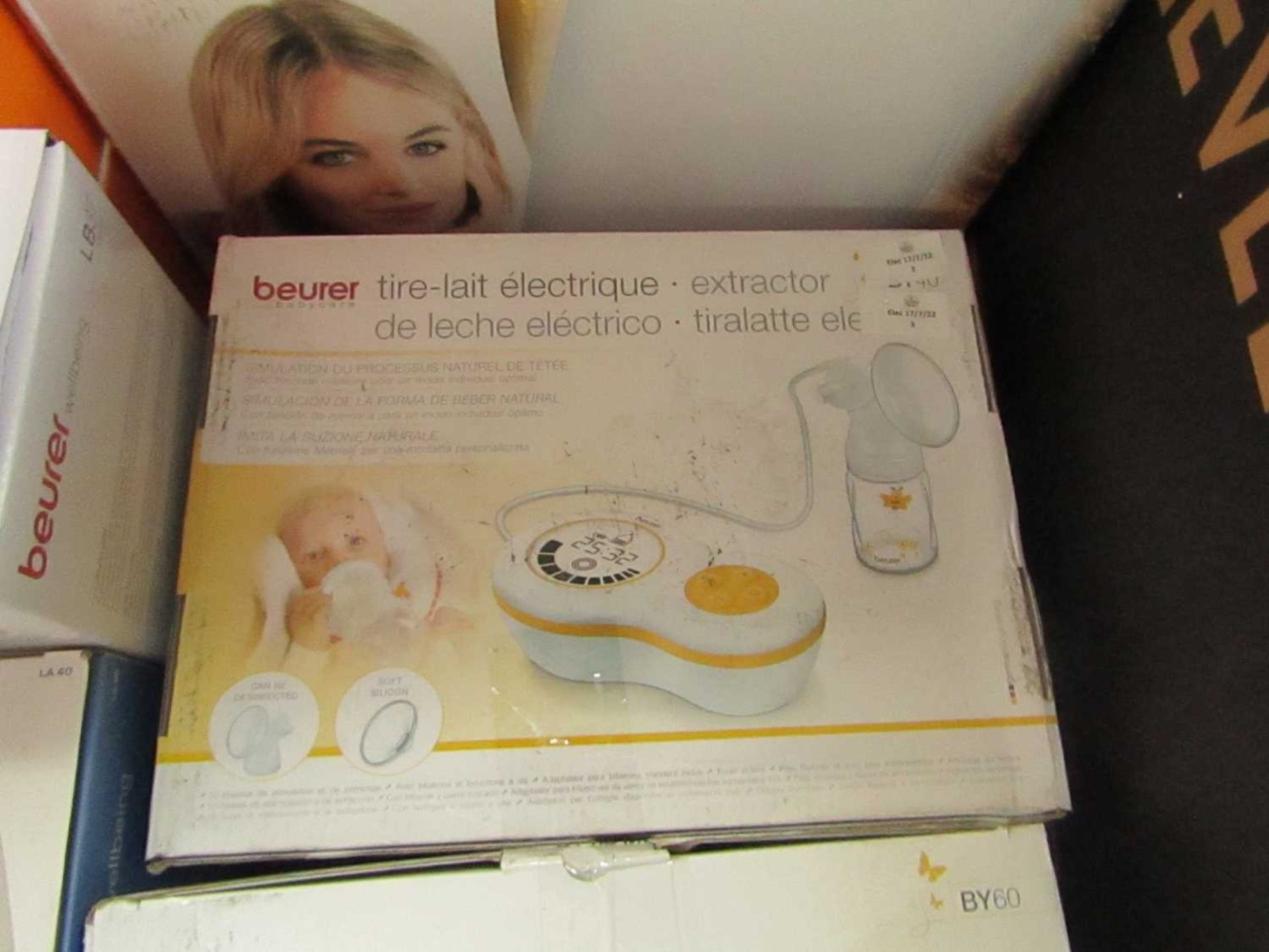 1x Beurer Electric Breast Pump BY40 - This item is graded B - RRP £78