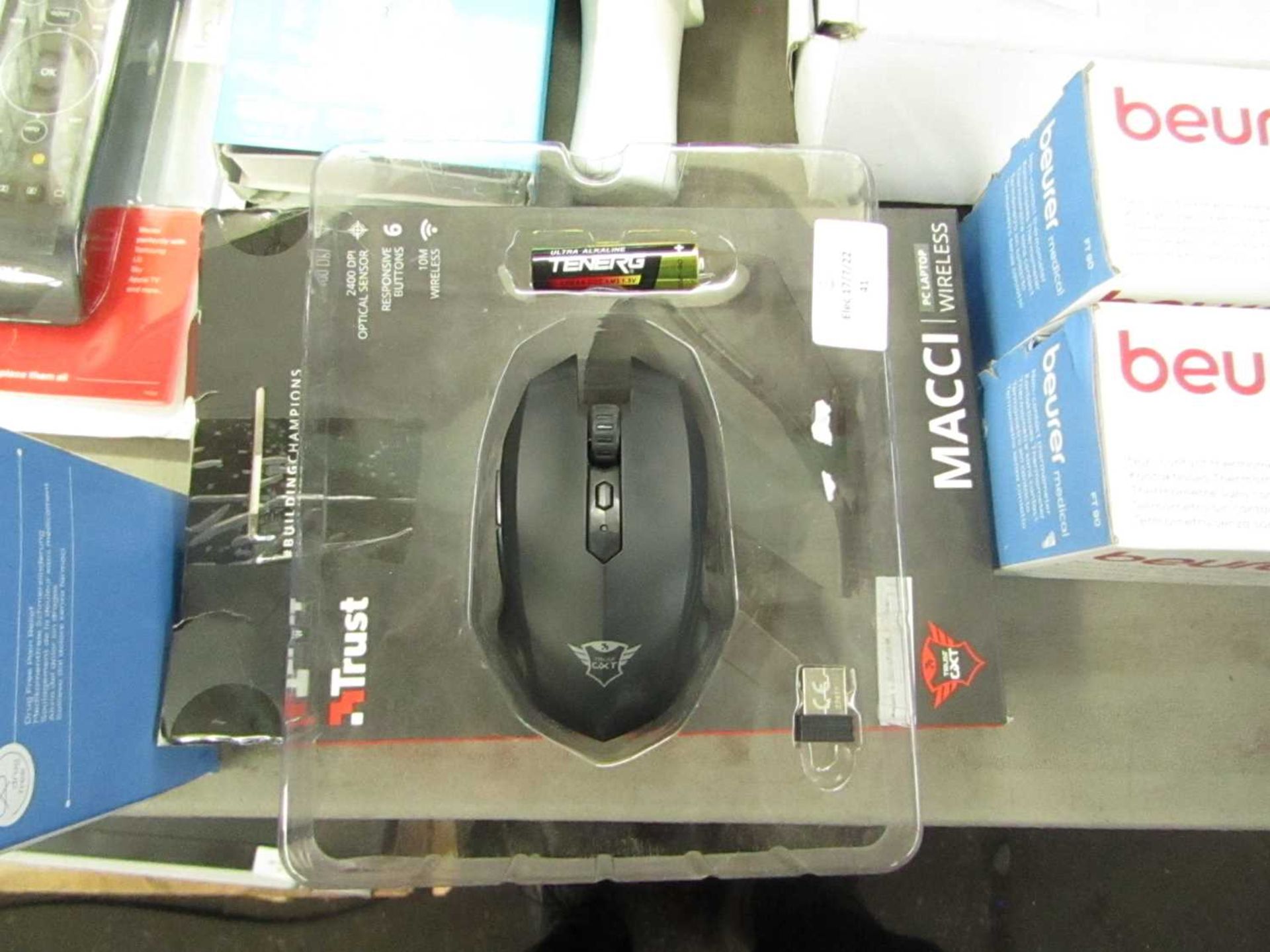1x Trust Macci Wireless Mouse - Tested Working & Boxed