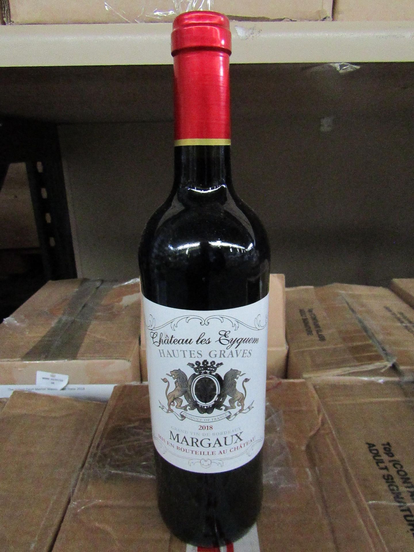 6x Bottles 75cl Red Chateau Les Eyquem Margaux2017 RRP ?90