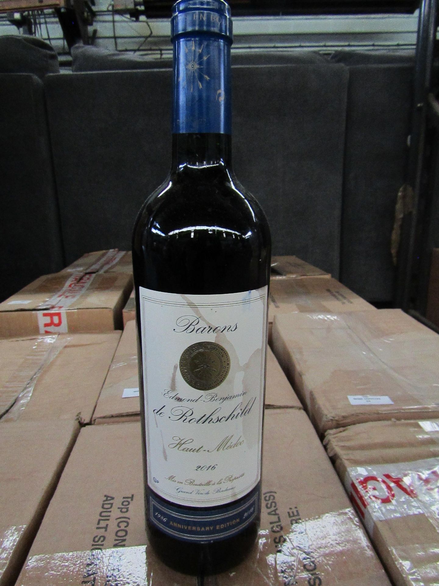 6x Bottles 75cl Red Barons Edmond Benjamin de Rothschild Haut Medoc 2015 RRP ?115