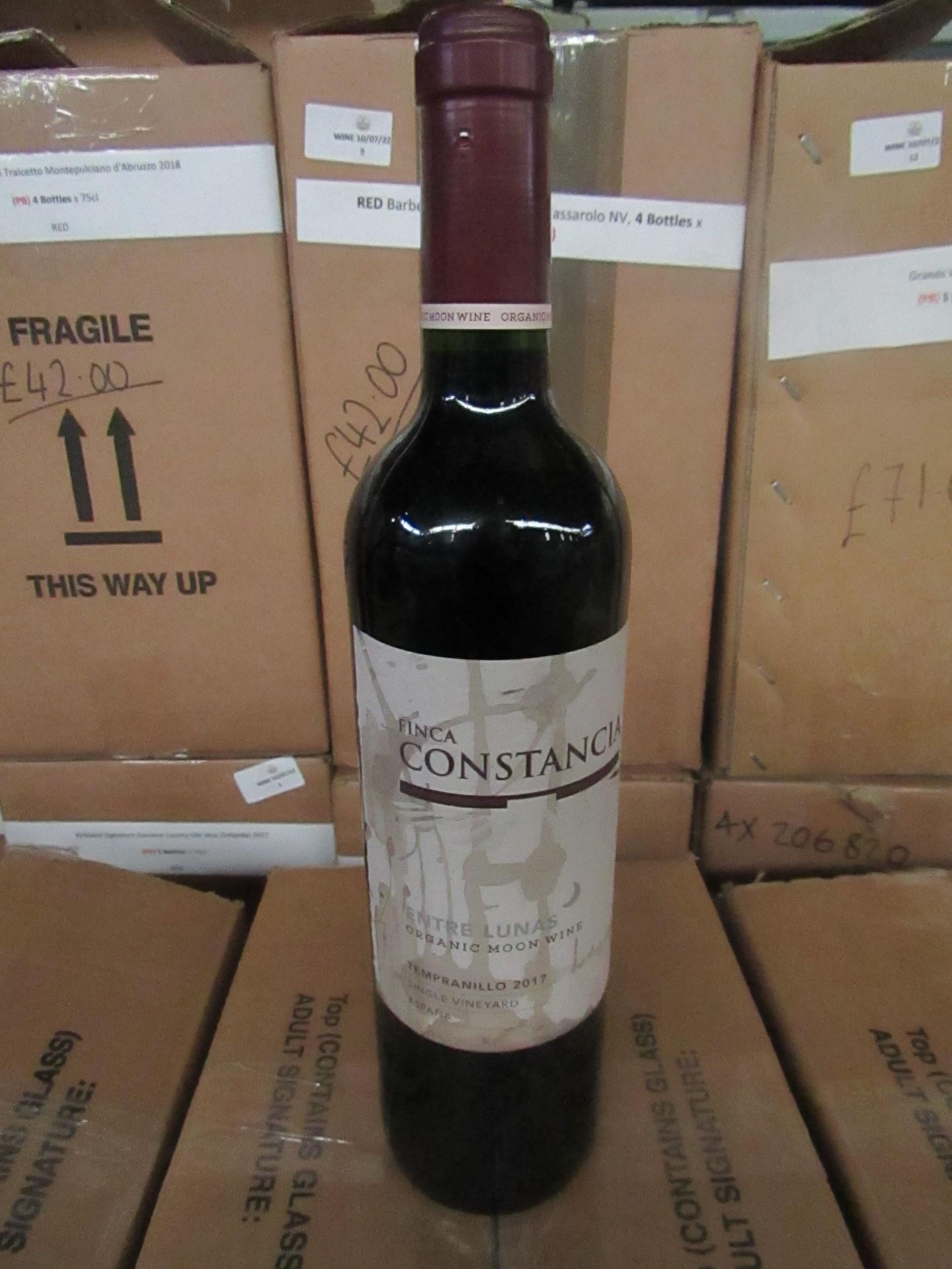 4x 75cl Bottles of Finca Constancia Organic Entre Lunas 2016 - Red - RRP ?43