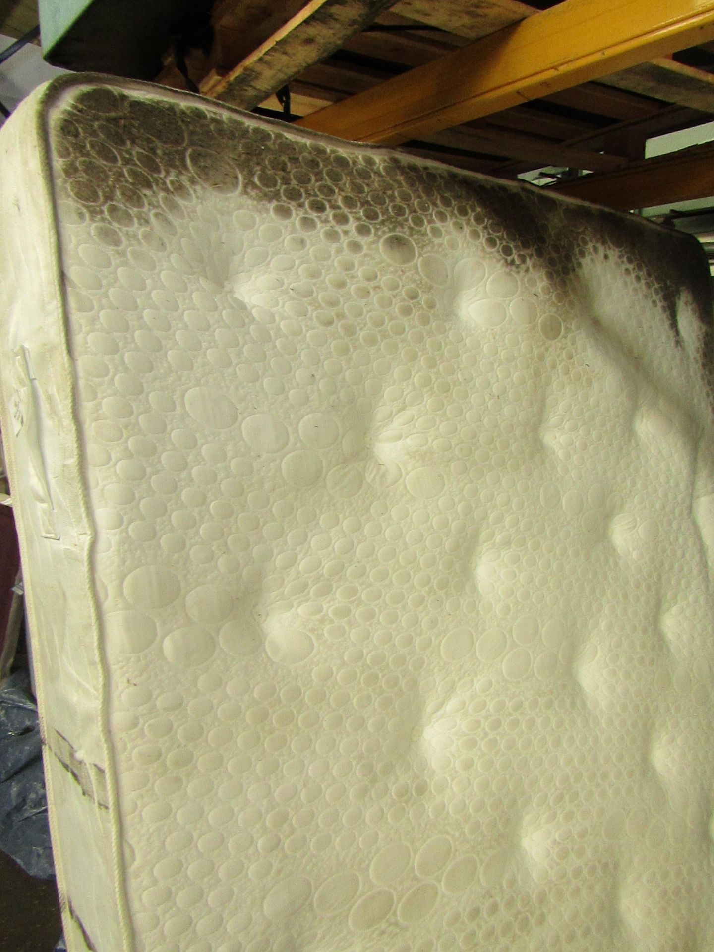 | 1X | SLEEPEEZEE MODENA BED MATTRESS 6FT SUPER KING | DIRTY MARKS & RIPPED FABRIC & NO - Image 2 of 2