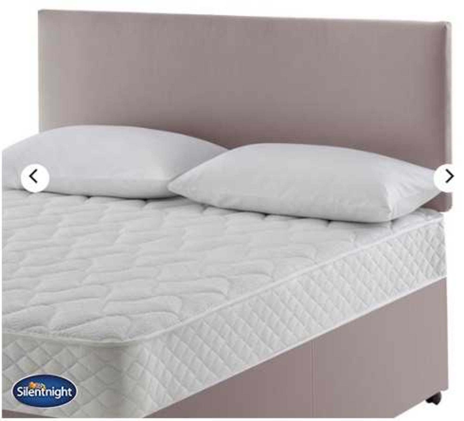 | 1X | SILENTNIGHT ESSENTIAL JASMINE HEADBOARD 5FT KING SIZE DOVE | GOOD CONDITION & PACKAGED |