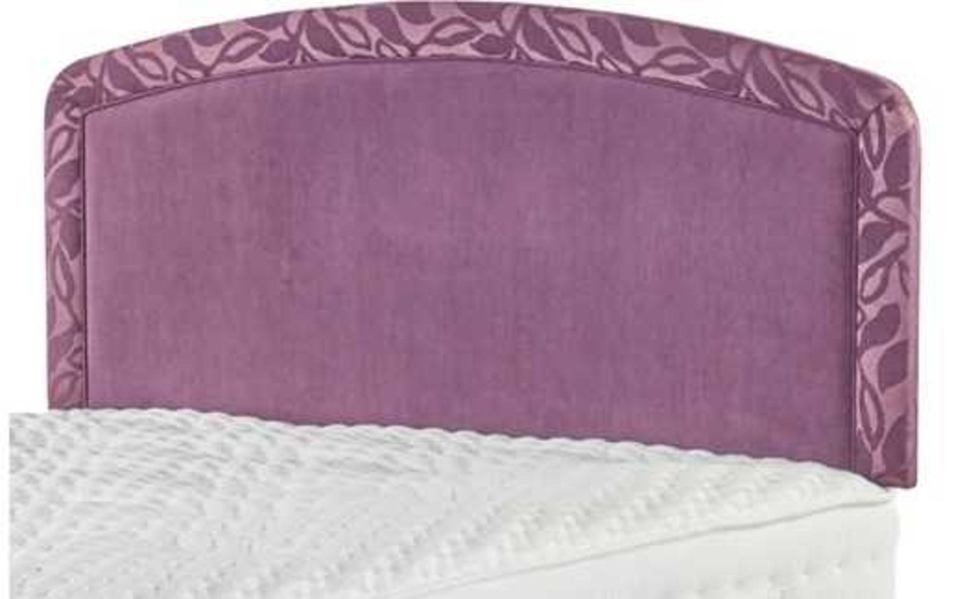 Carpetright Luciana Plain 3ft Headboard Aubergine Single RRP ?169.00 SKU LUC-HEAD-3FT-AUB TOTAL