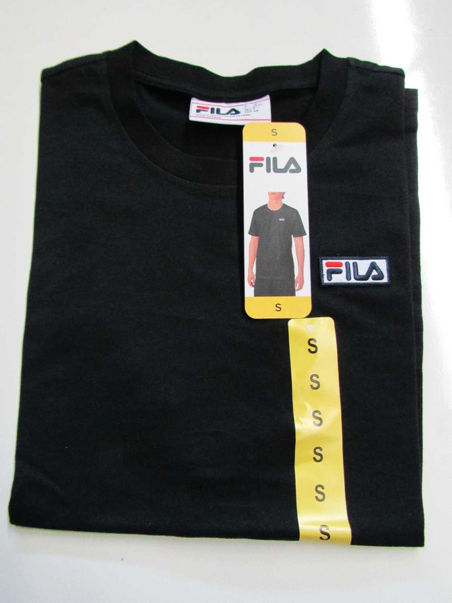 VAT Fila Lucano T/Shirt Black Size S New With Tags