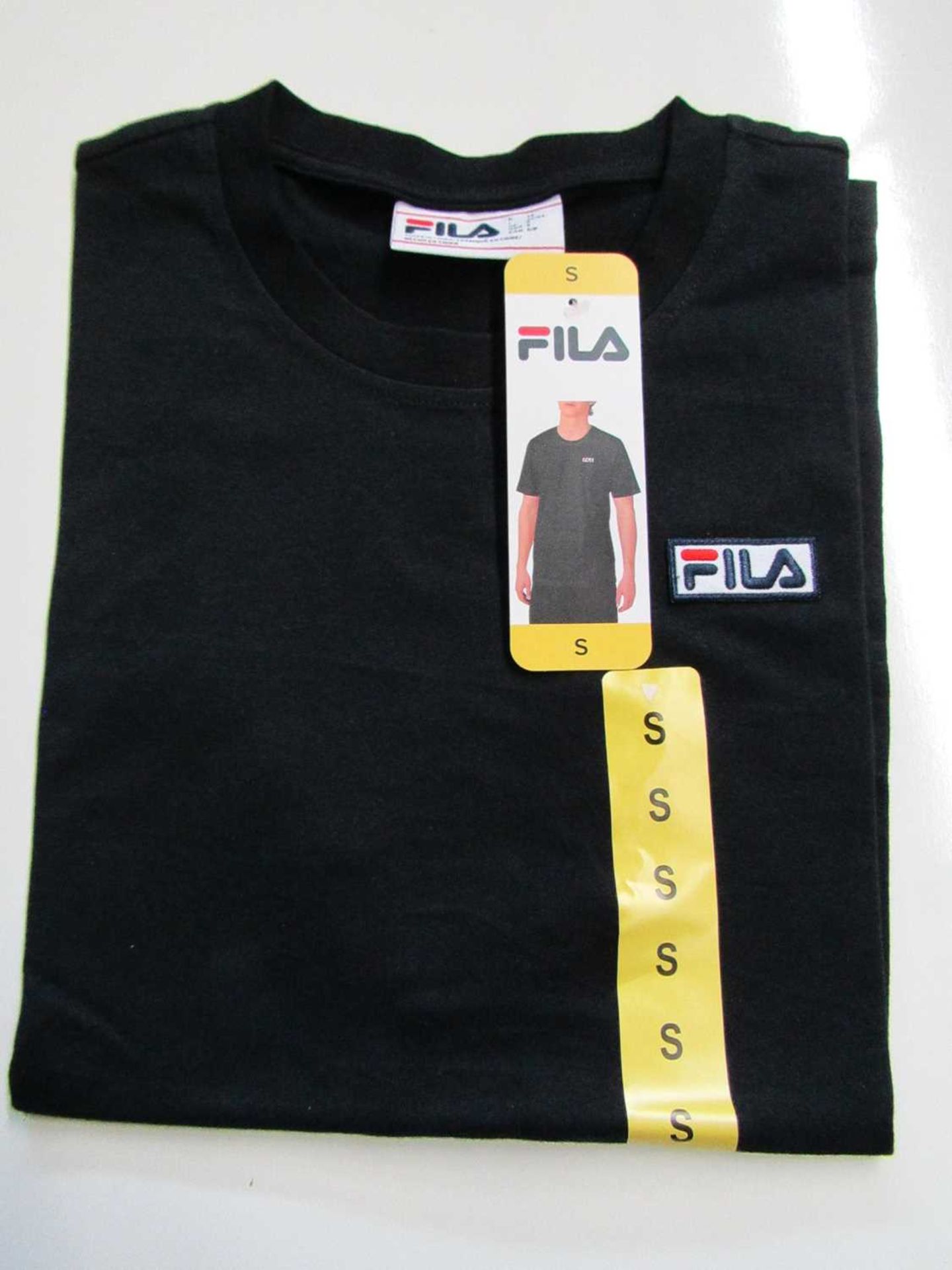 VAT Fila Lucano T/Shirt Black Size S New With Tags