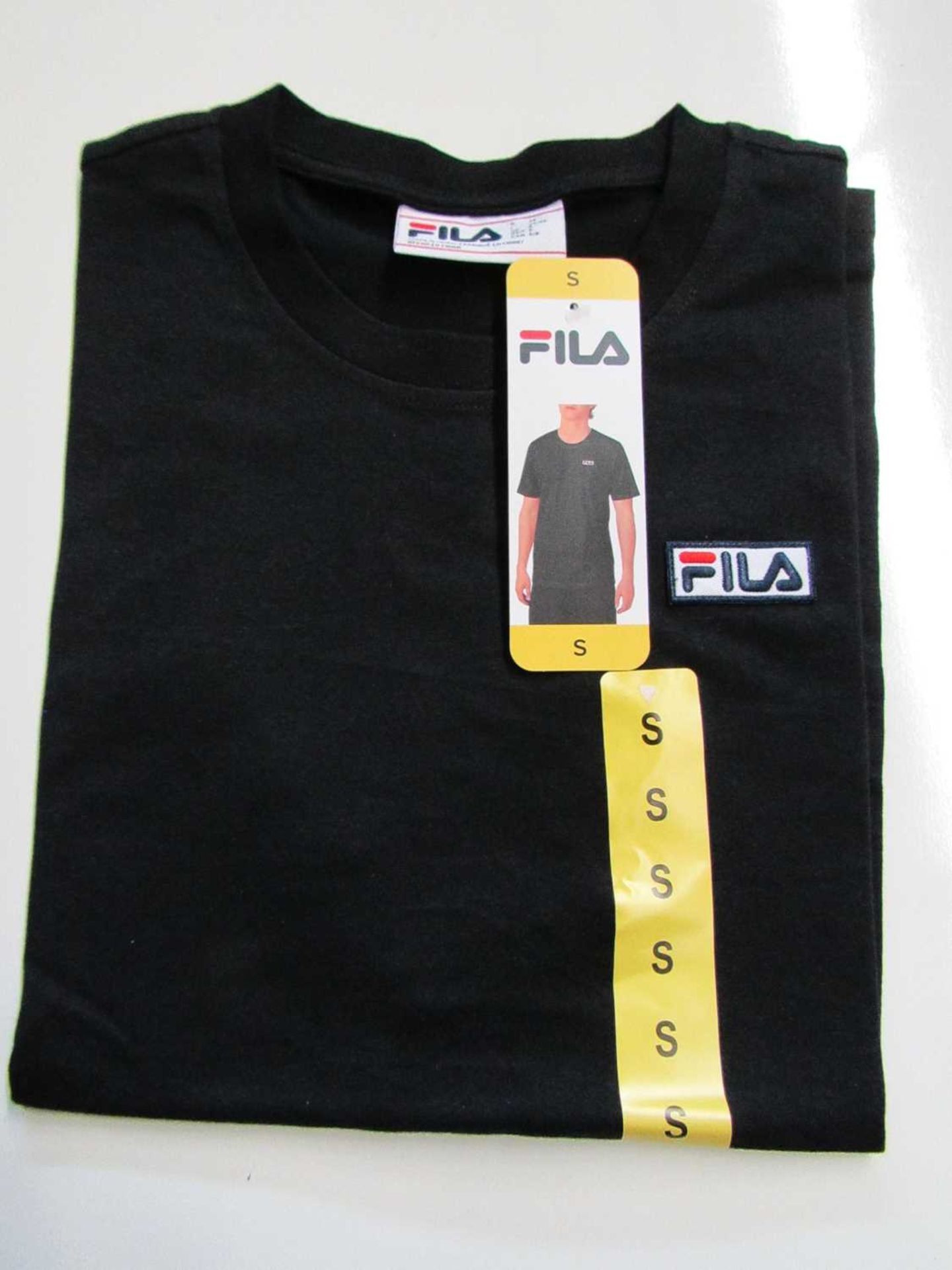 VAT Fila Lucano T/Shirt Black Size S New With Tags